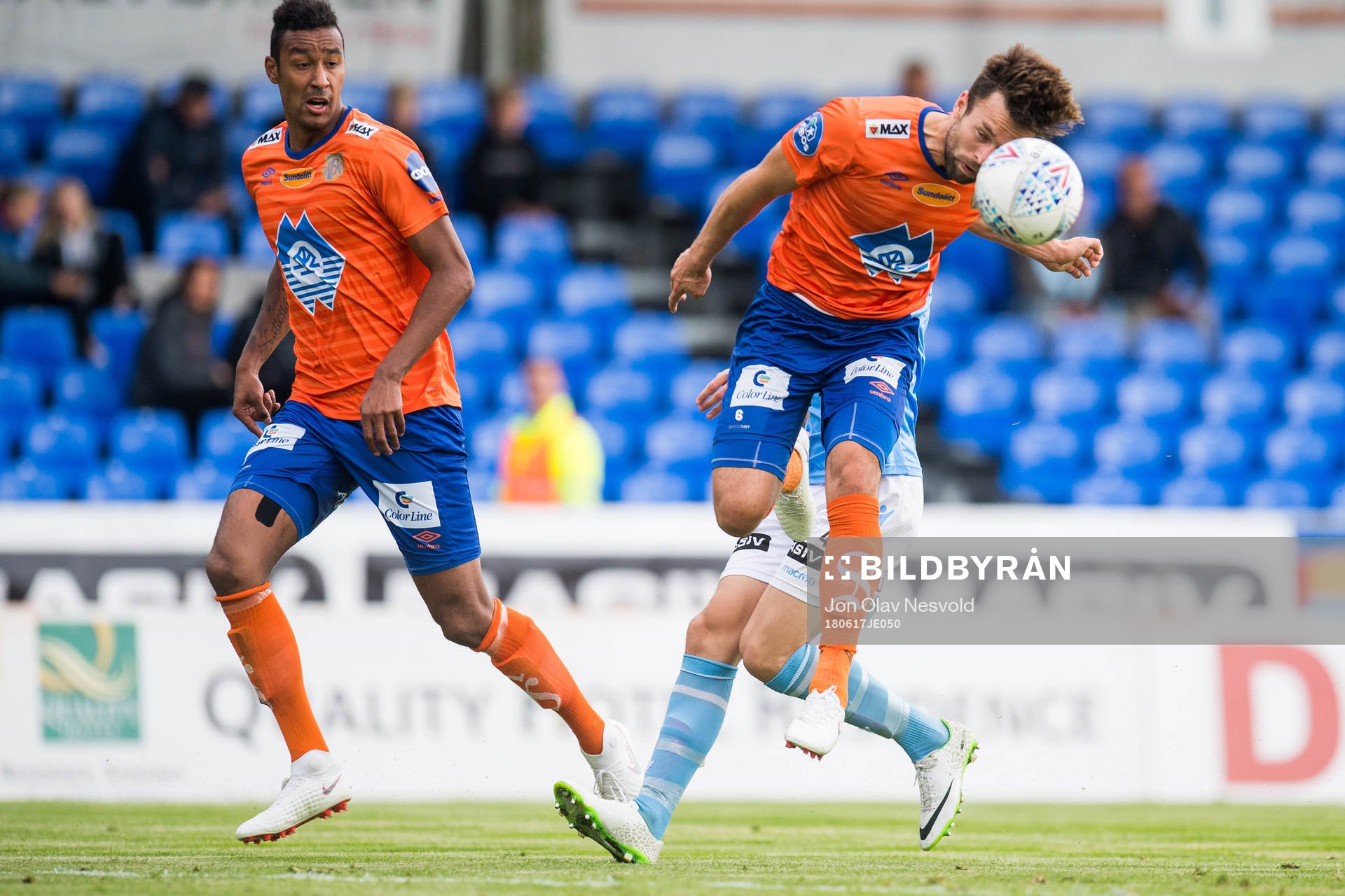 Kaj Ramsteijn of Aalesund scores the 1-1 goal