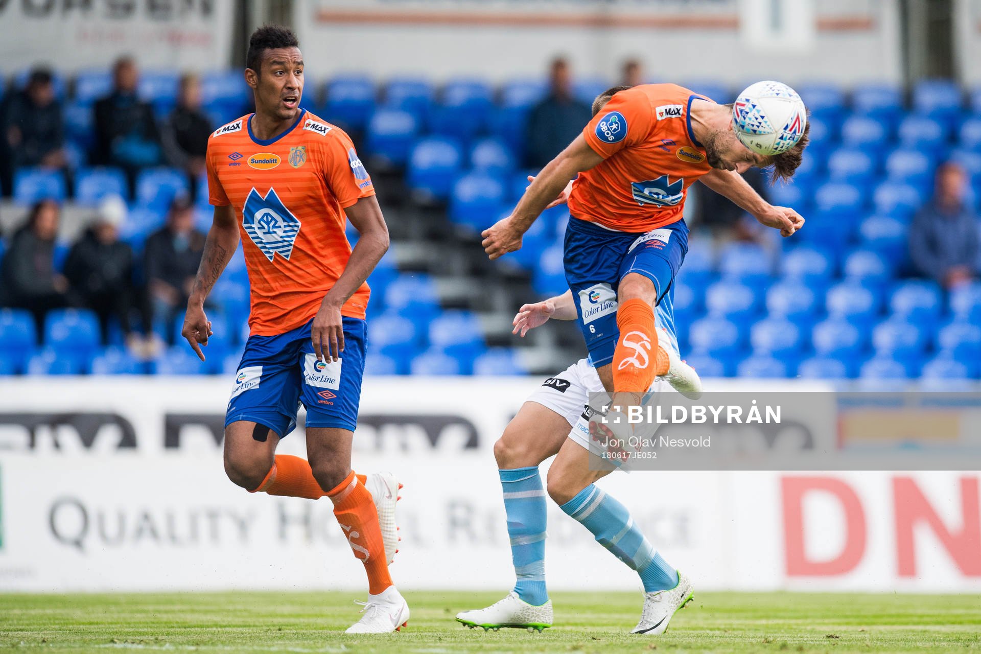 Kaj Ramsteijn of Aalesund scores the 1-1 goal