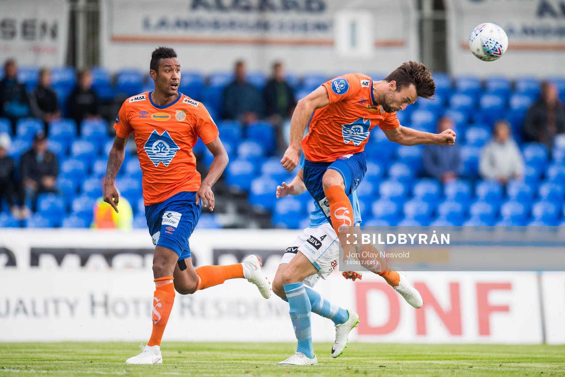Kaj Ramsteijn of Aalesund scores the 1-1 goal