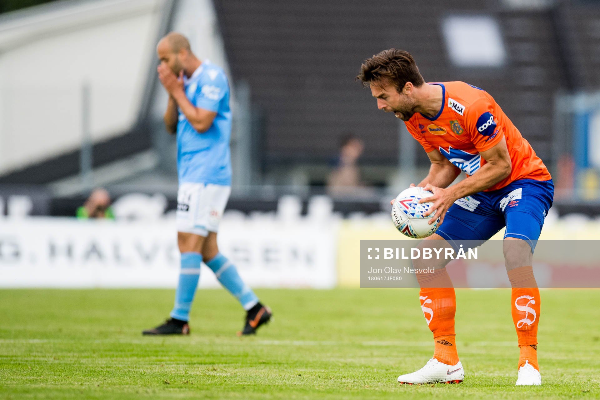 Kaj Ramsteijn of Aalesund reacts