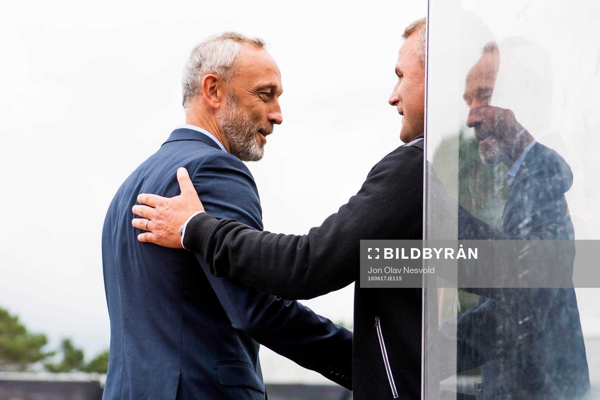 Lars Bohinen, head coach of Aalesund, and Bengt Sæternes,
