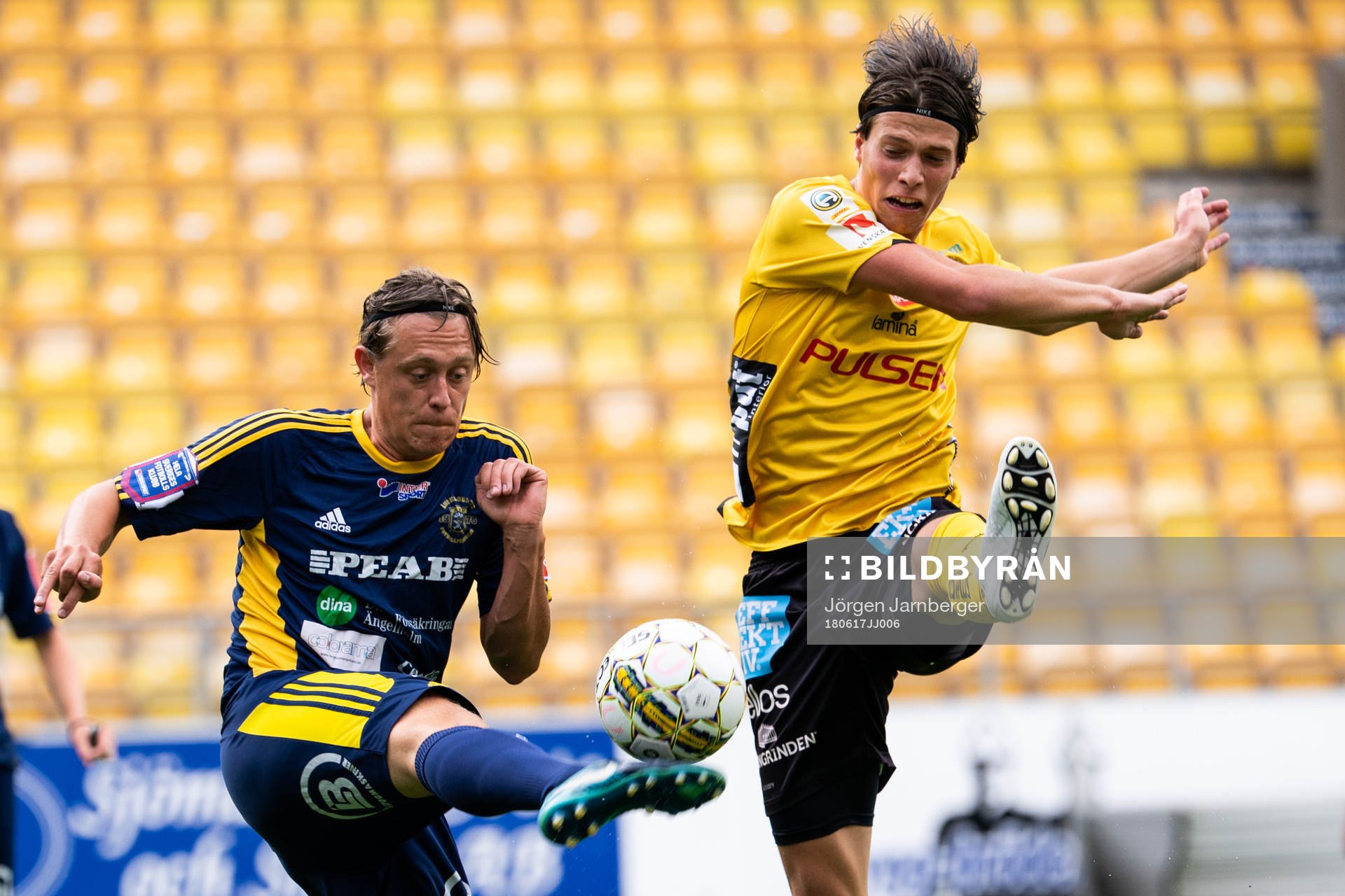 Ängelholms Adam Butolen och Elfsborgs Joakim Engström