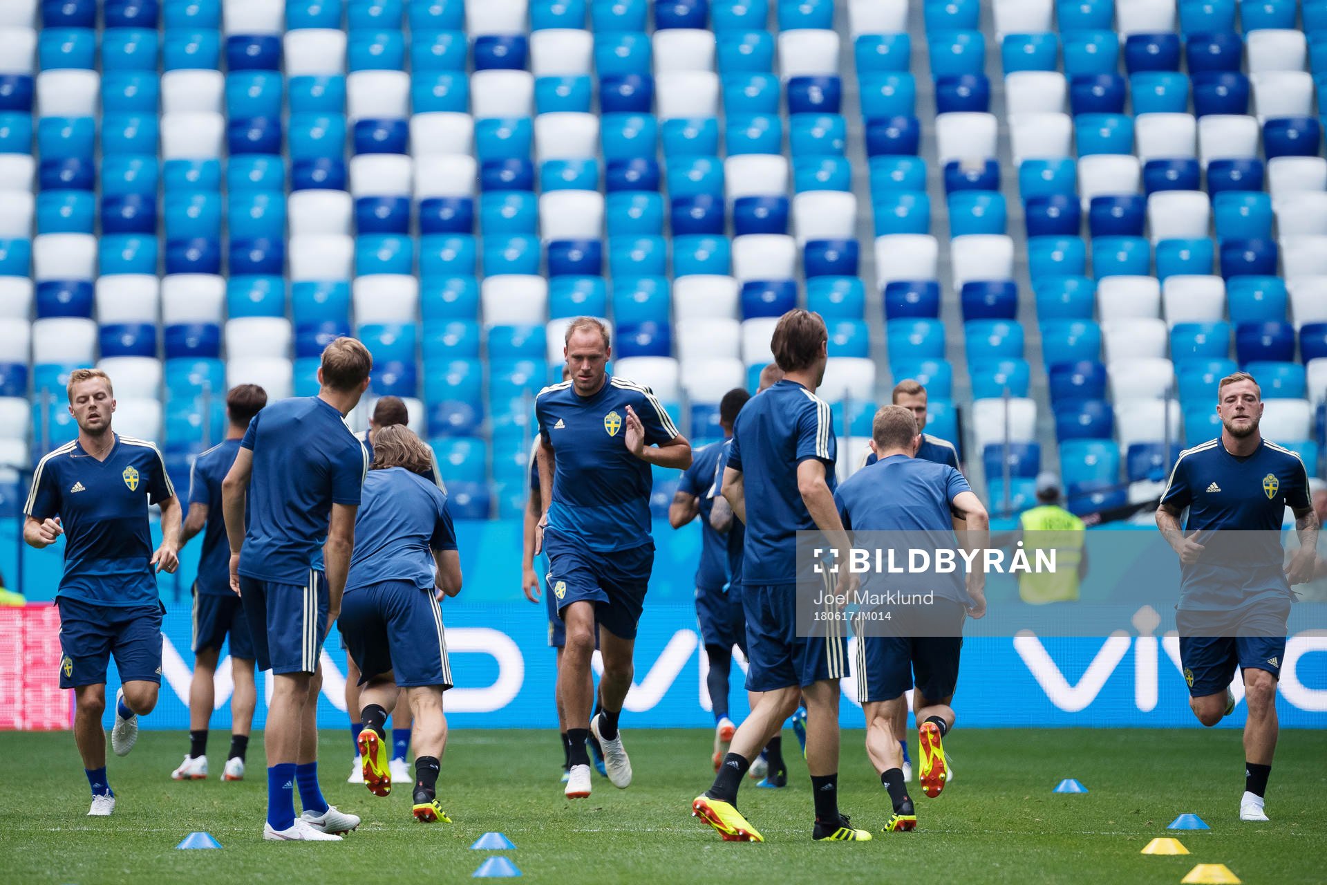 Sebastian Larsson, Andreas Granqvist and John Guidetti of