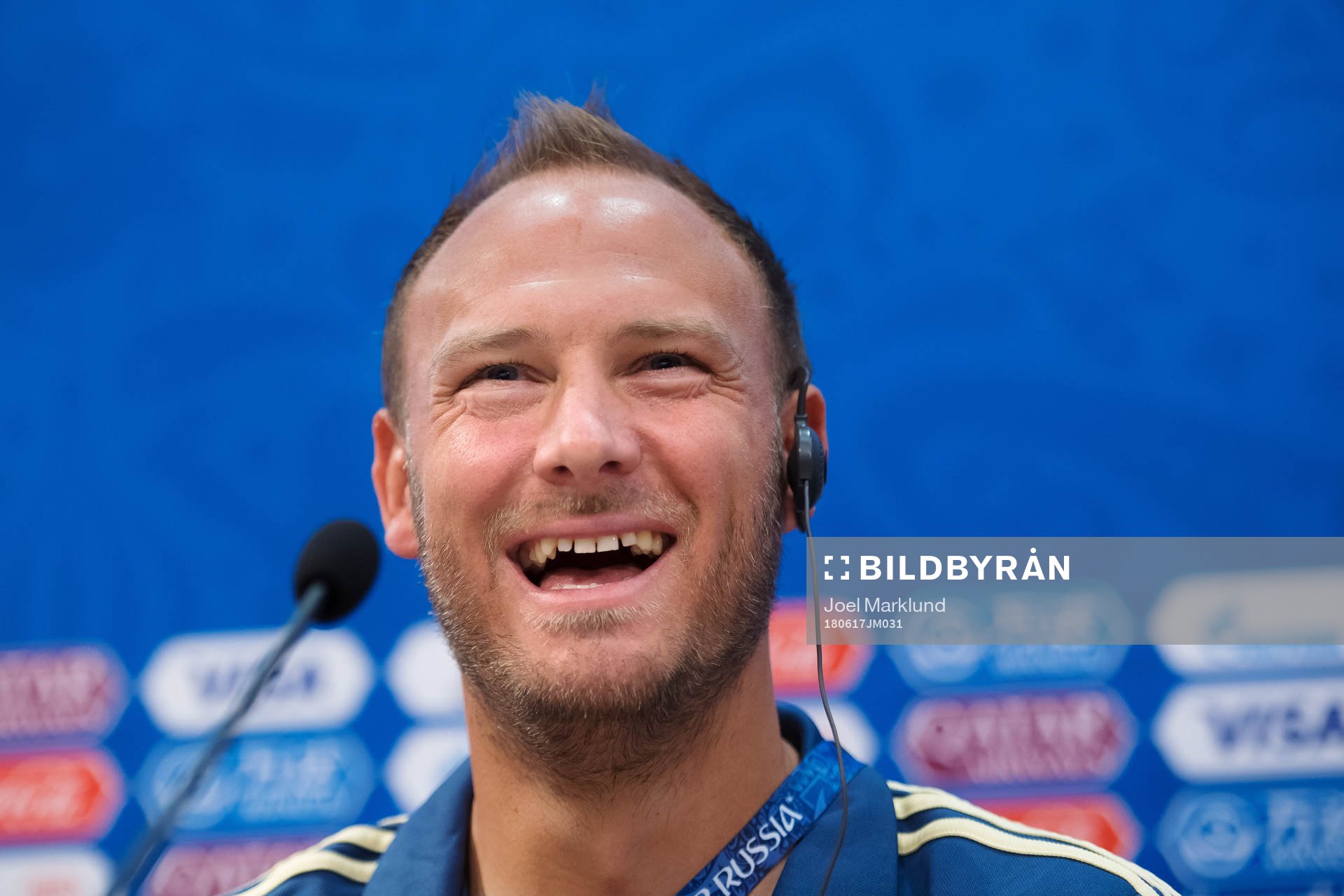 Andreas Granqvist of the Swedish national football team at