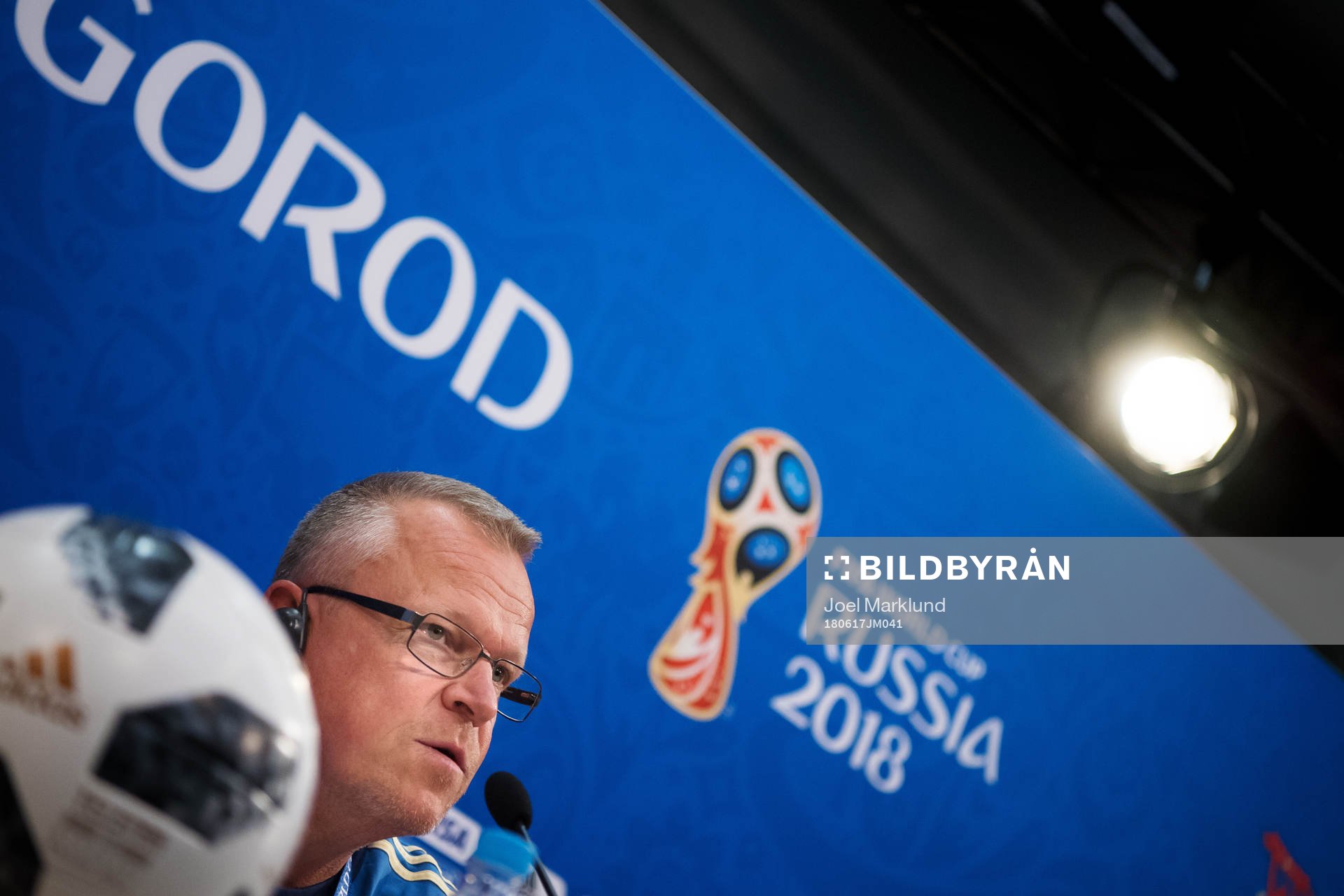 Head coach Janne Andersson of the Swedish national football