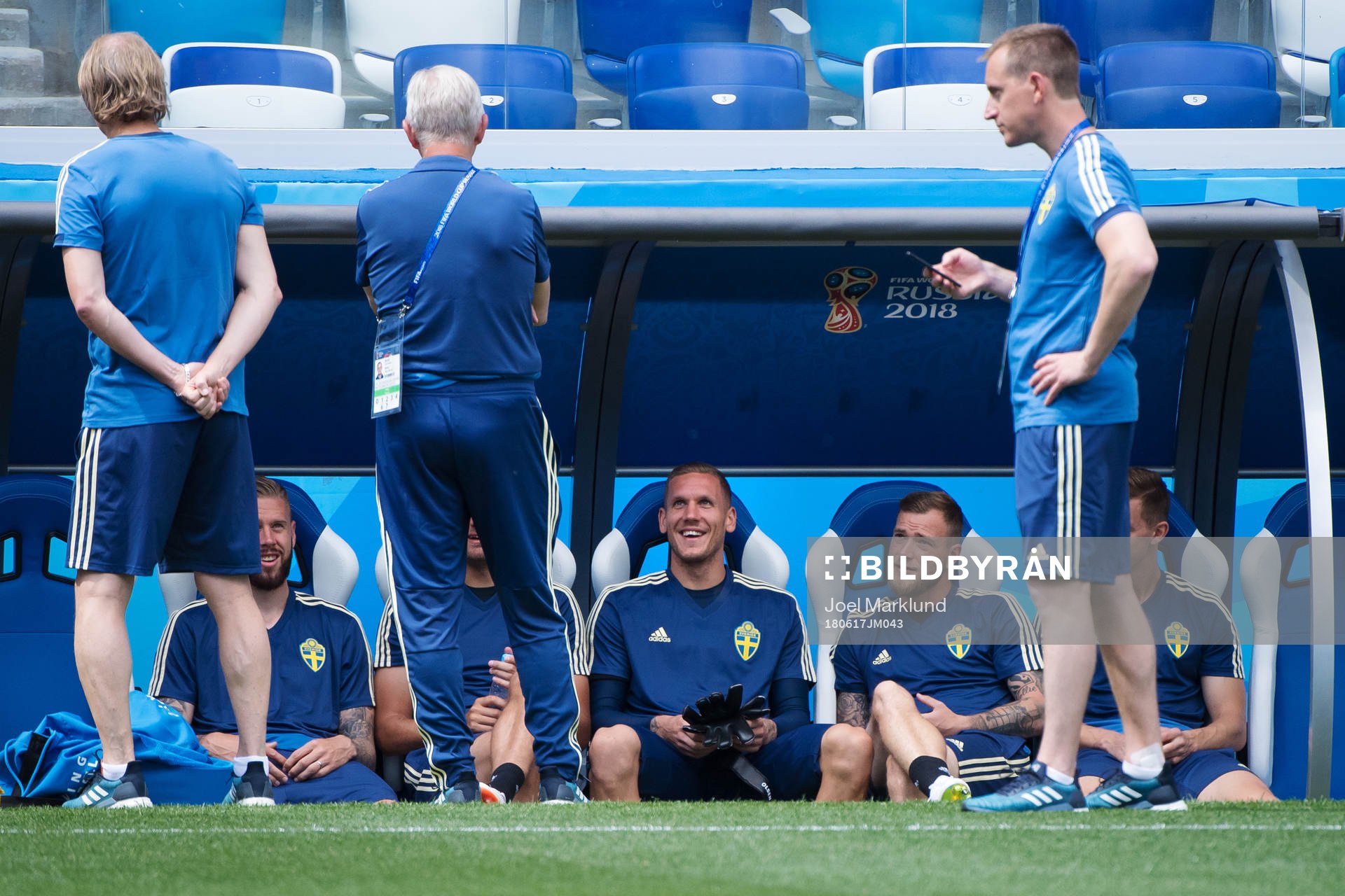 Pontus Jansson, Pontus Jansson and John Guidetti of the