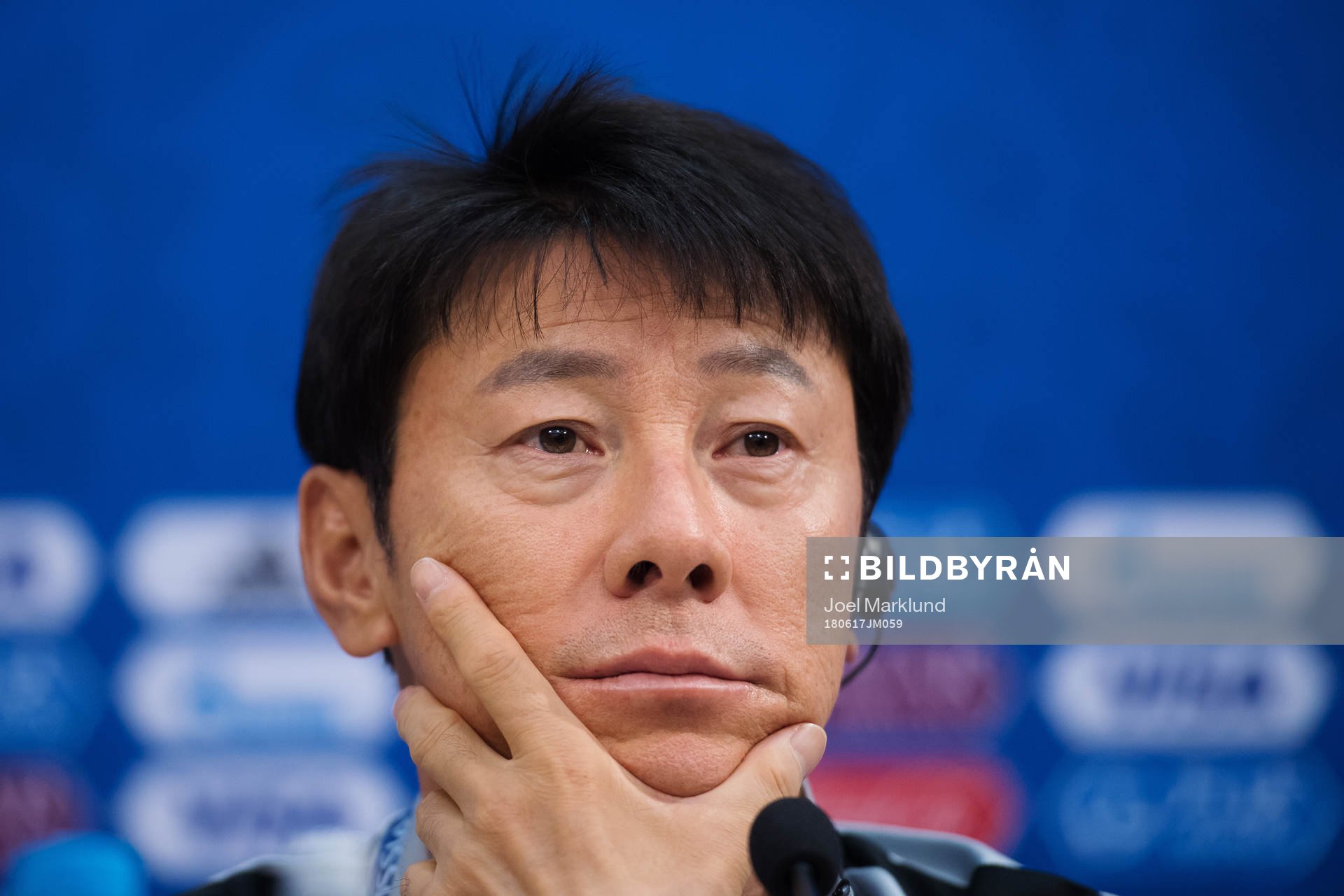 Head coach Shin Taeyong of the South Korean national