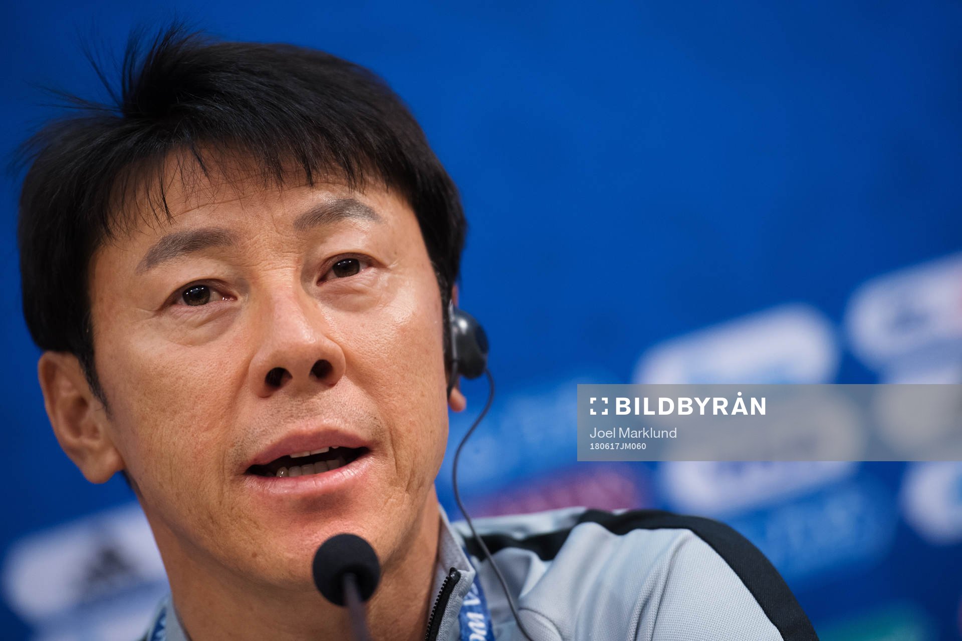 Head coach Shin Taeyong of the South Korean national