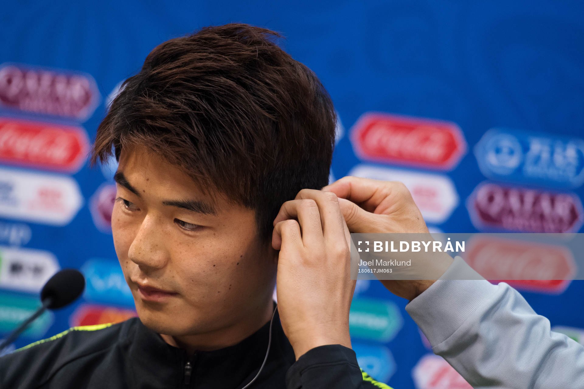 Sungyueng Ki of the South Korean national football team get