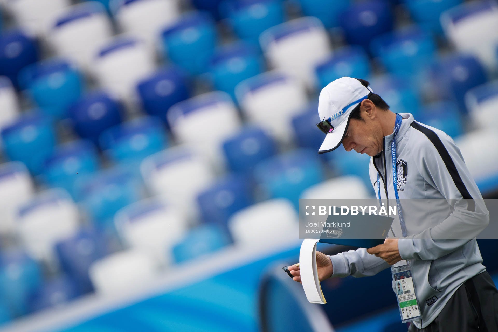 Head coach Shin Taeyong of the South Korean national