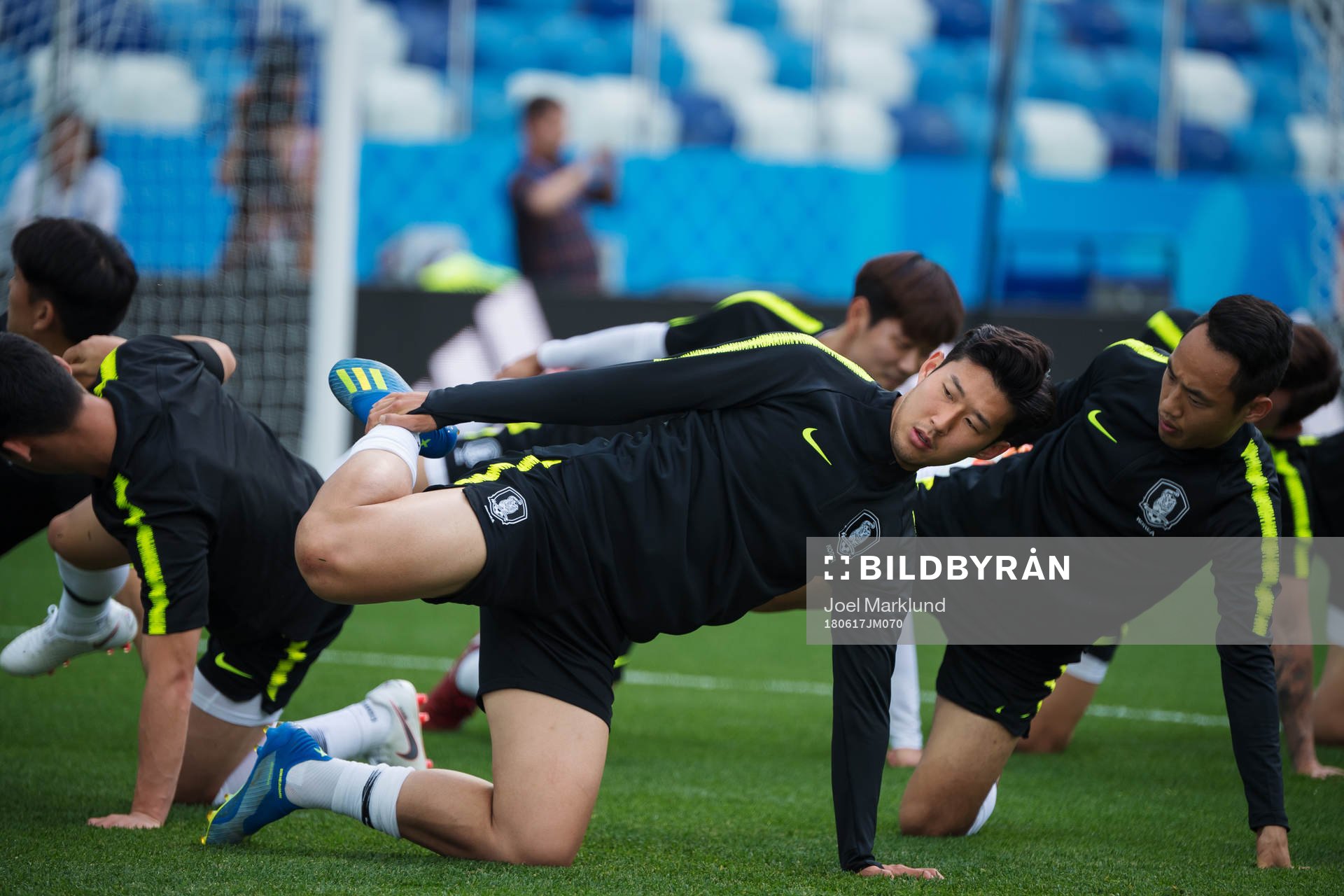 Heungmin Son of the South Korean national football team at