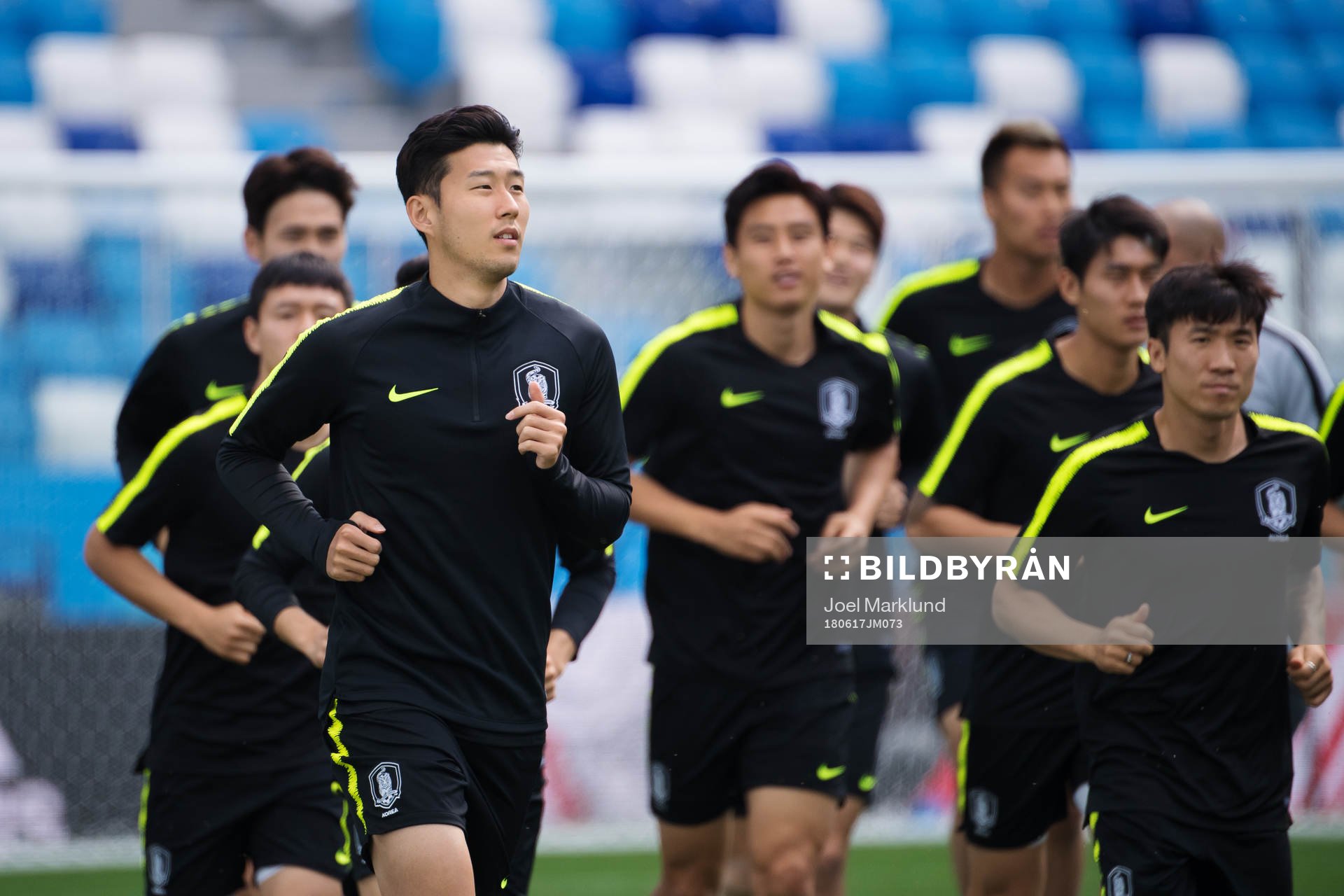 Heungmin Son of the South Korean national football team at