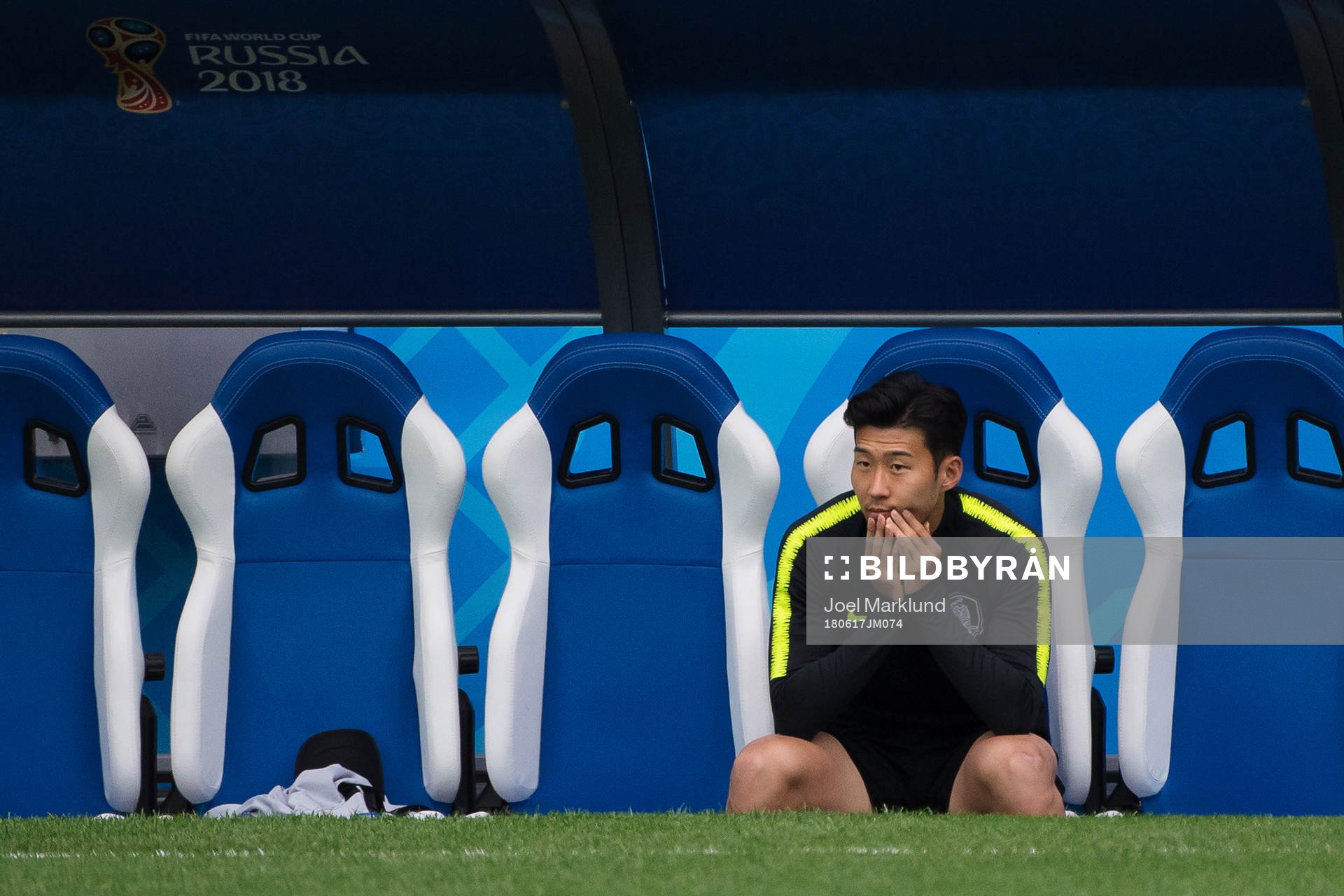 Heungmin Son of the South Korean national football team at