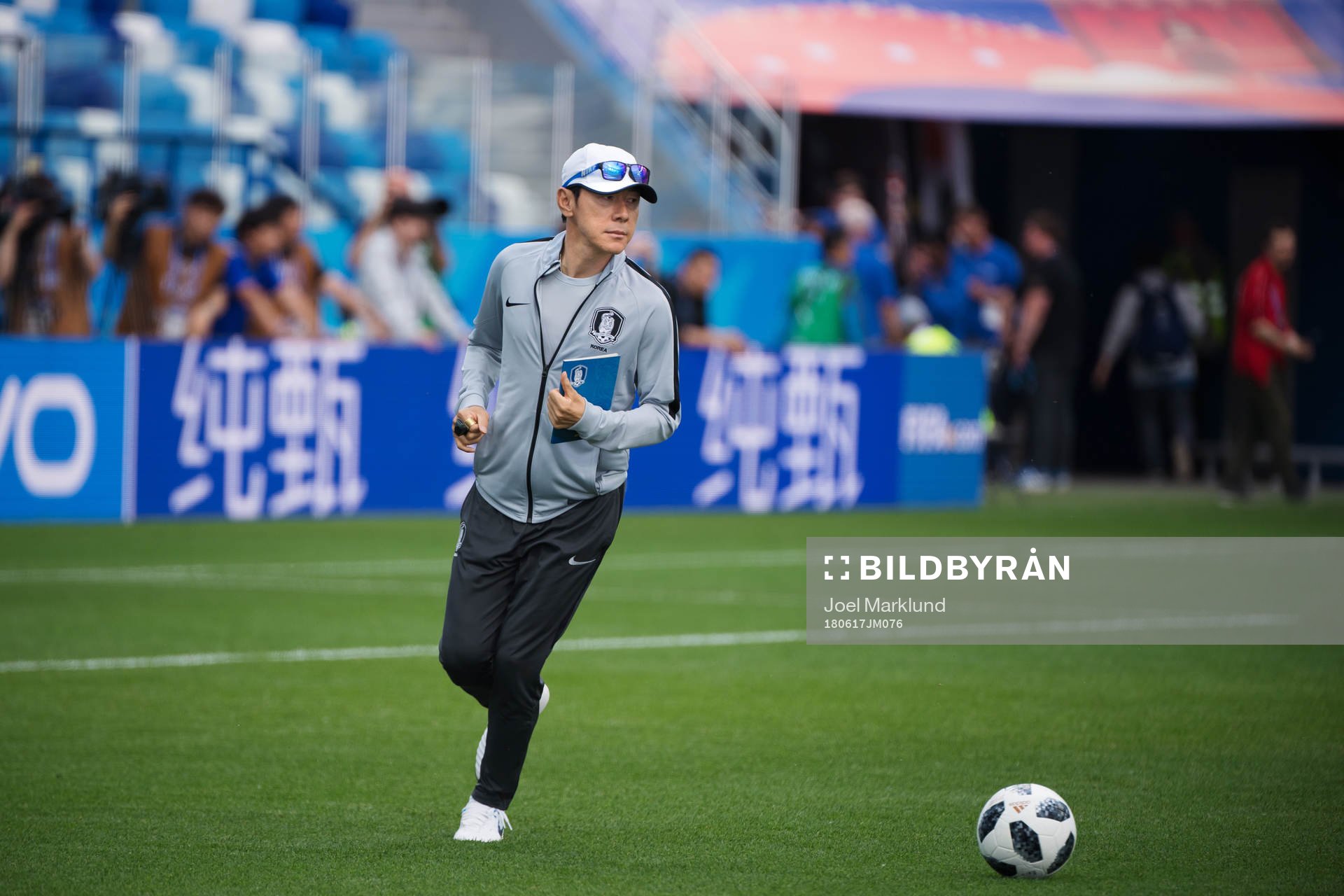Head coach Shin Taeyong of the South Korean national