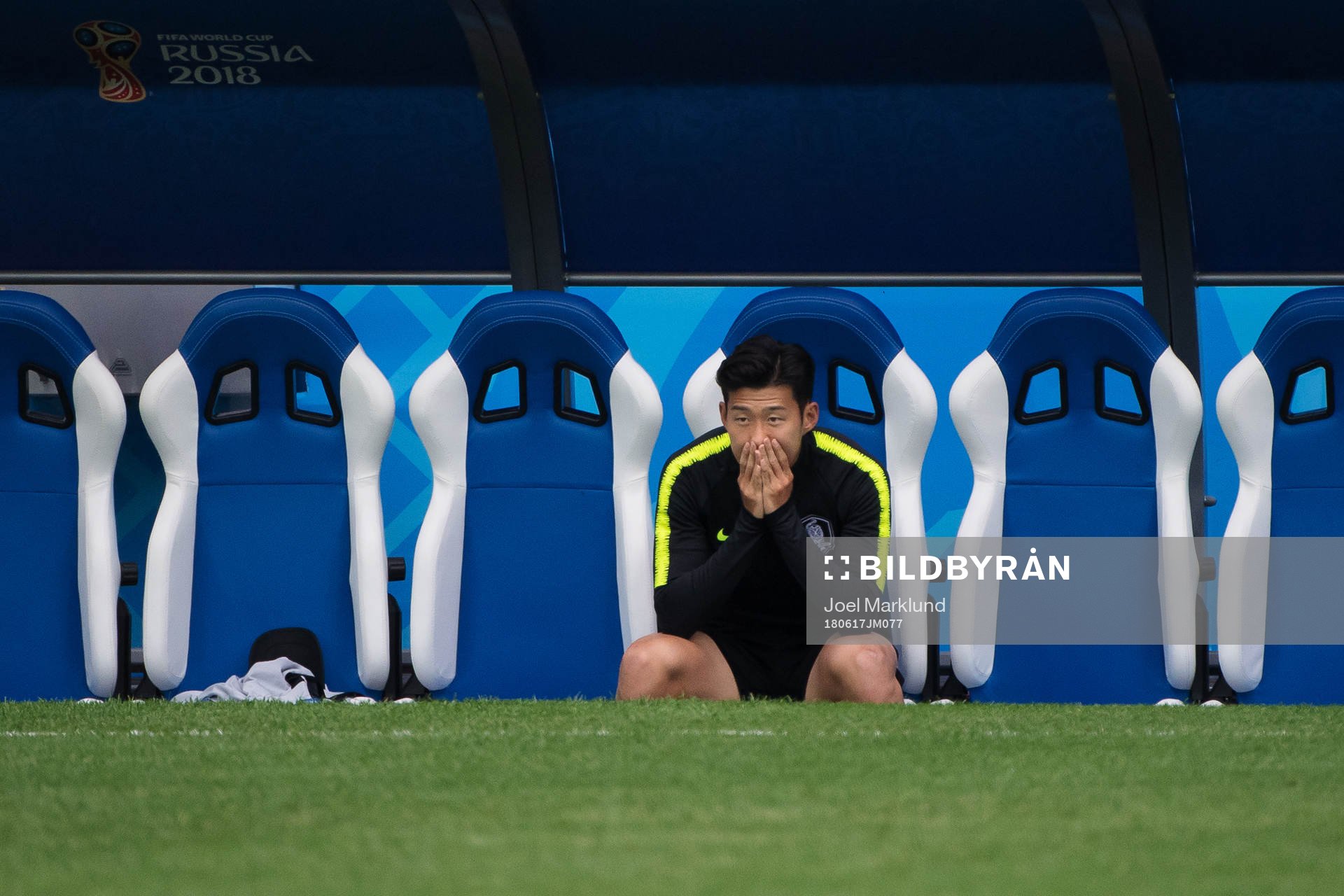Heungmin Son of the South Korean national football team at