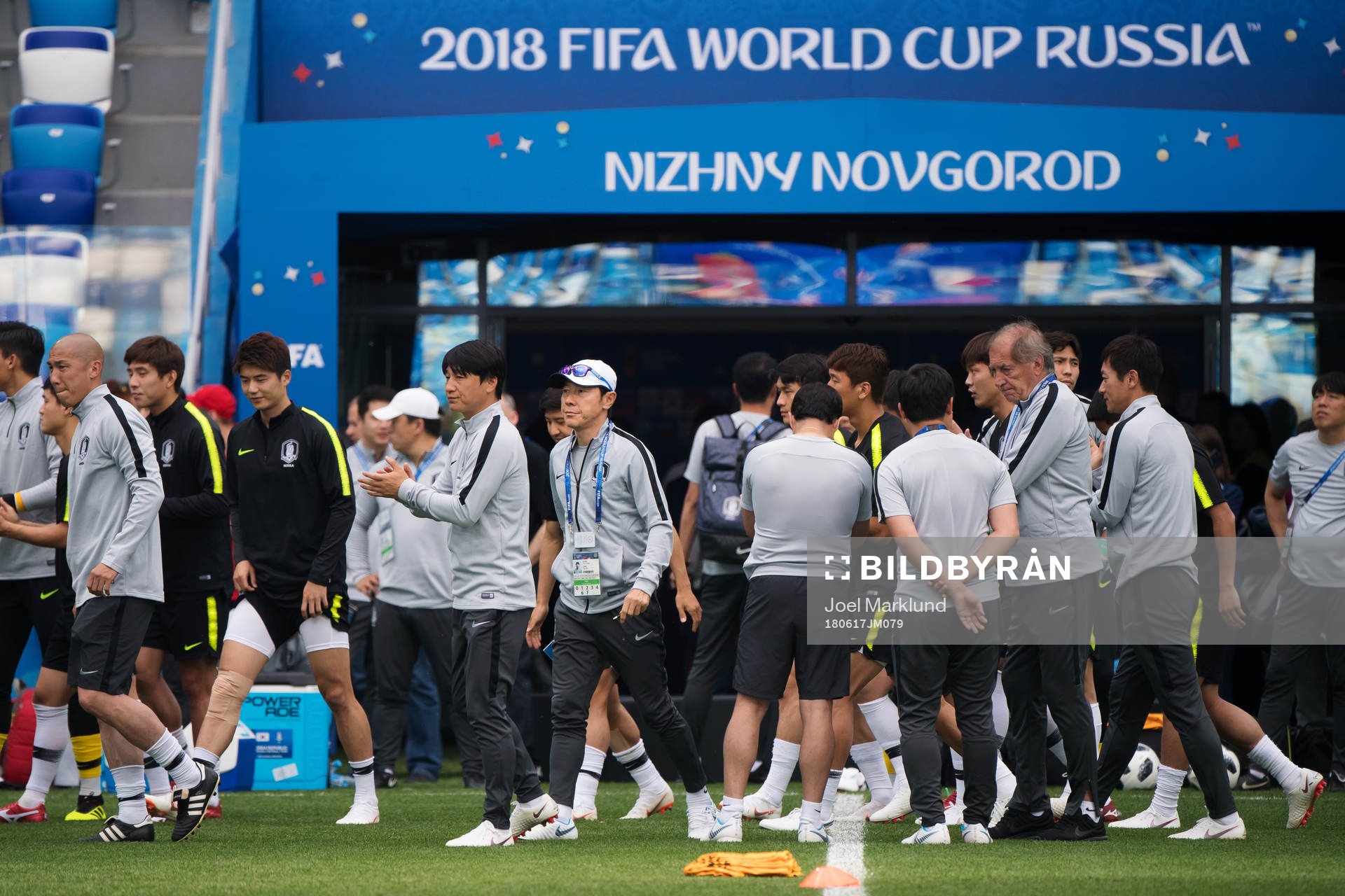 Head coach Shin Taeyong of the South Korean national