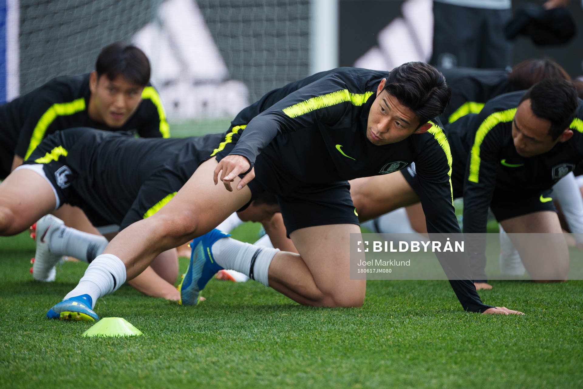 Heungmin Son of the South Korean national football team at