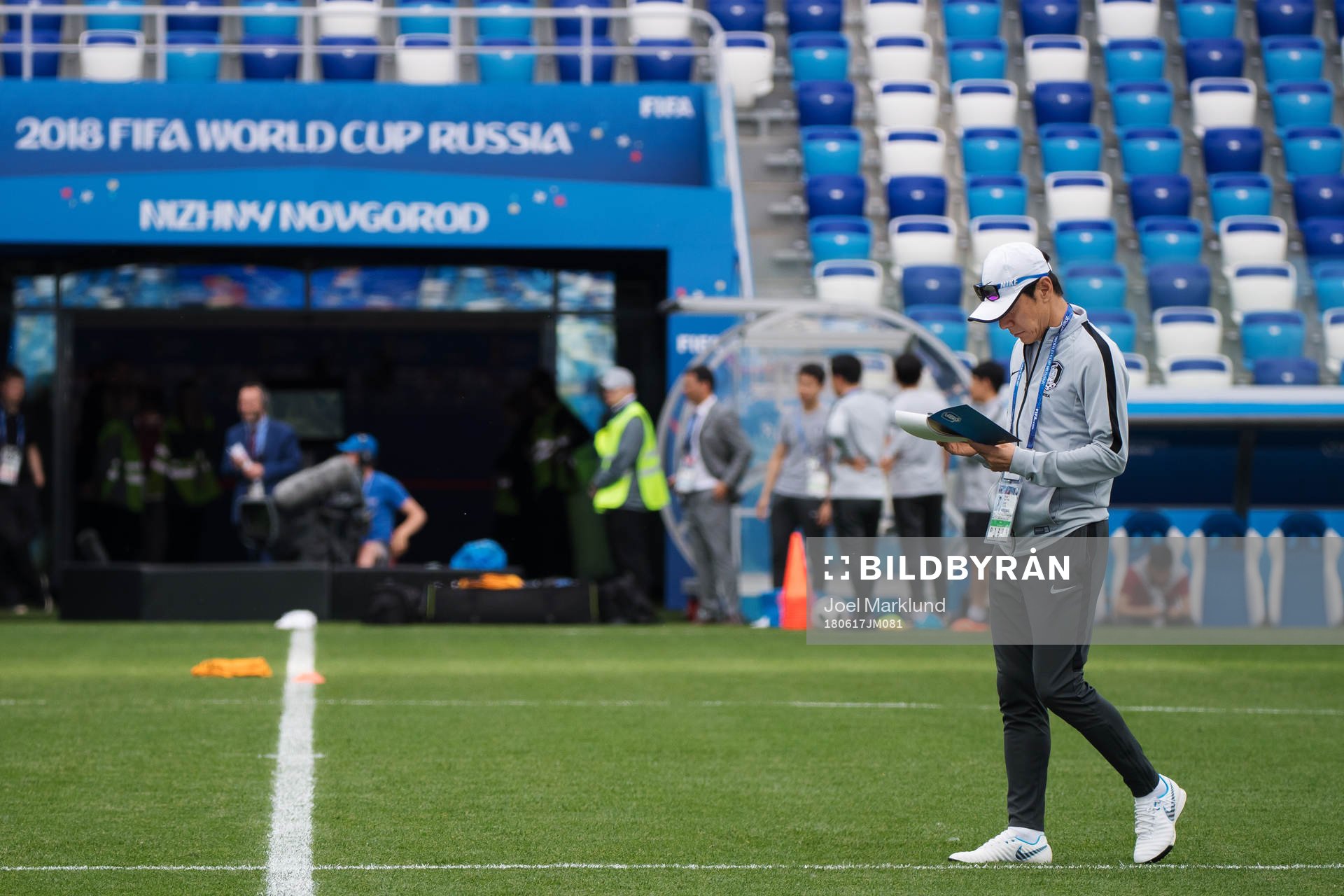Head coach Shin Taeyong of the South Korean national