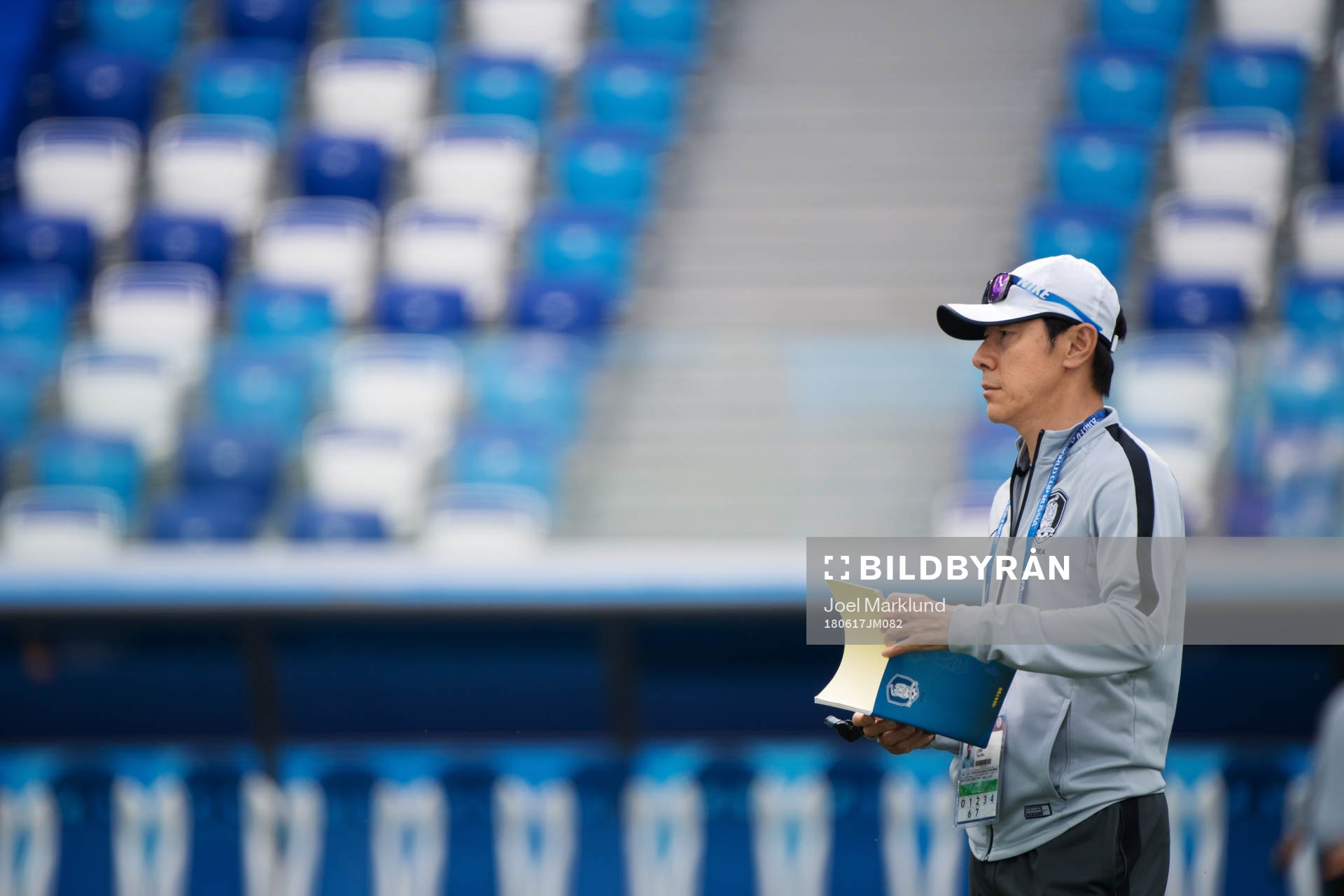 Head coach Shin Taeyong of the South Korean national