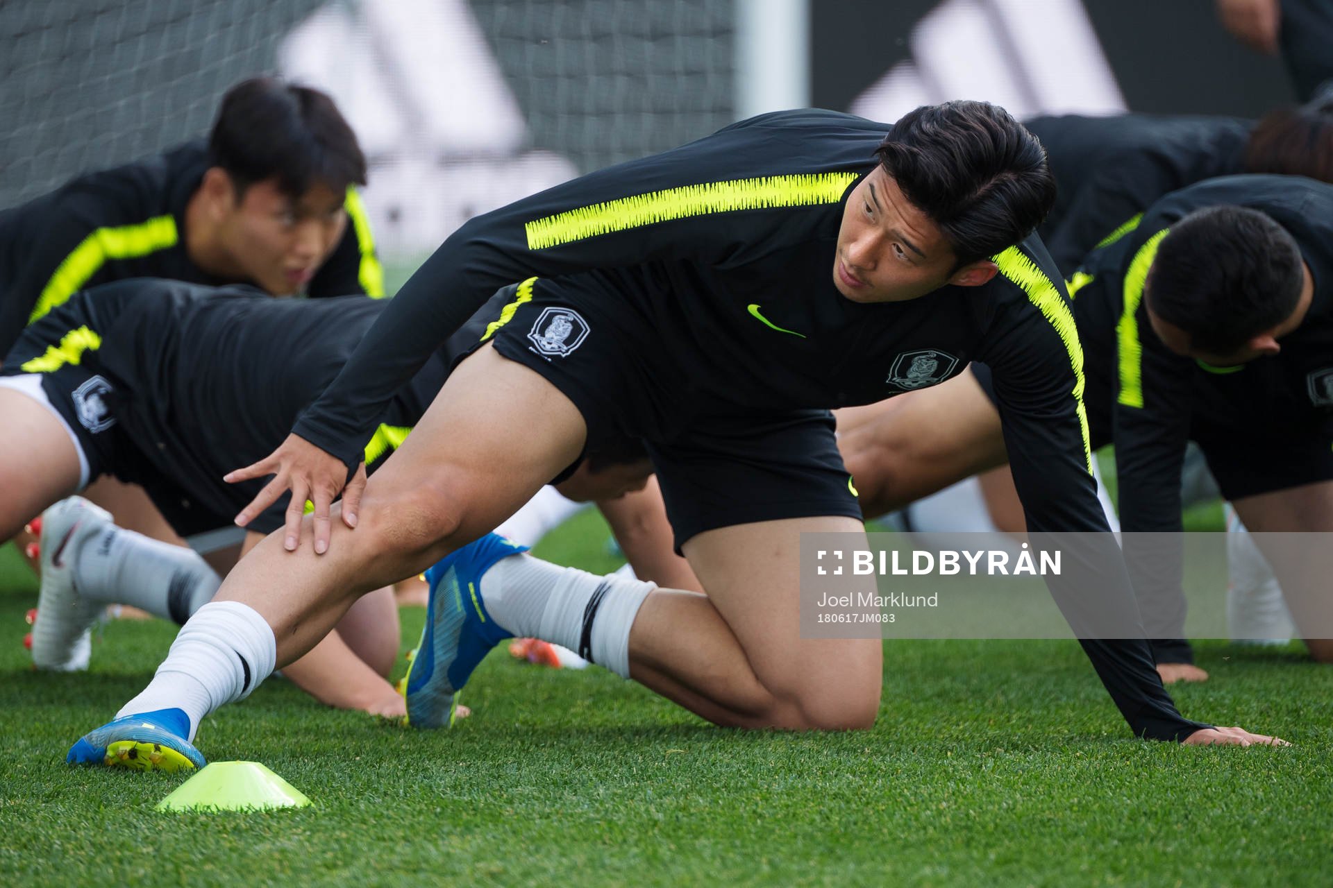 Heungmin Son of the South Korean national football team at