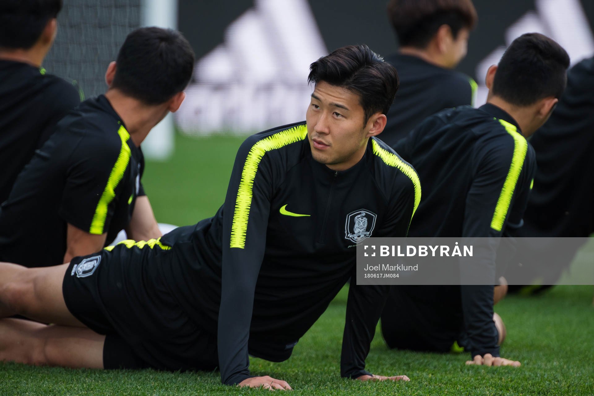 Heungmin Son of the South Korean national football team at