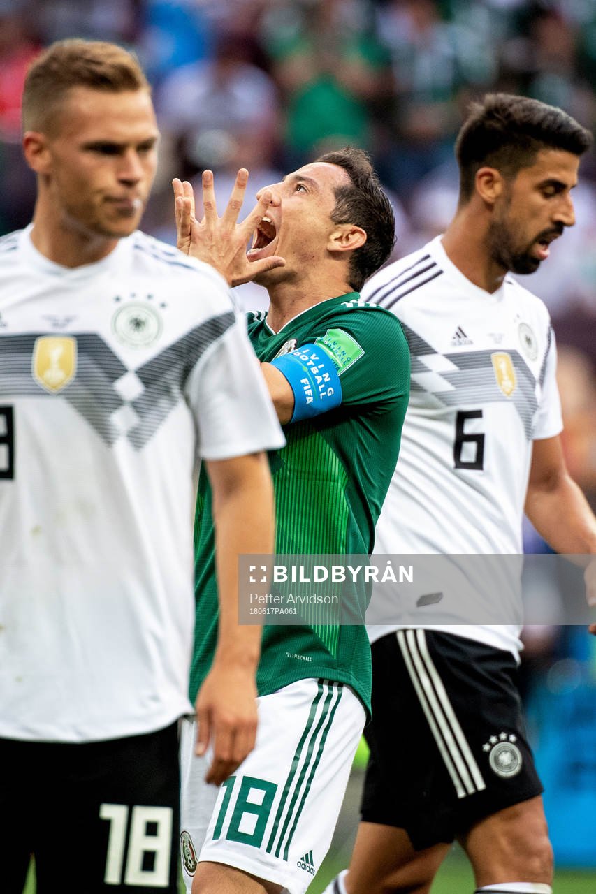 Andres Guardado of Mexico looks dejected