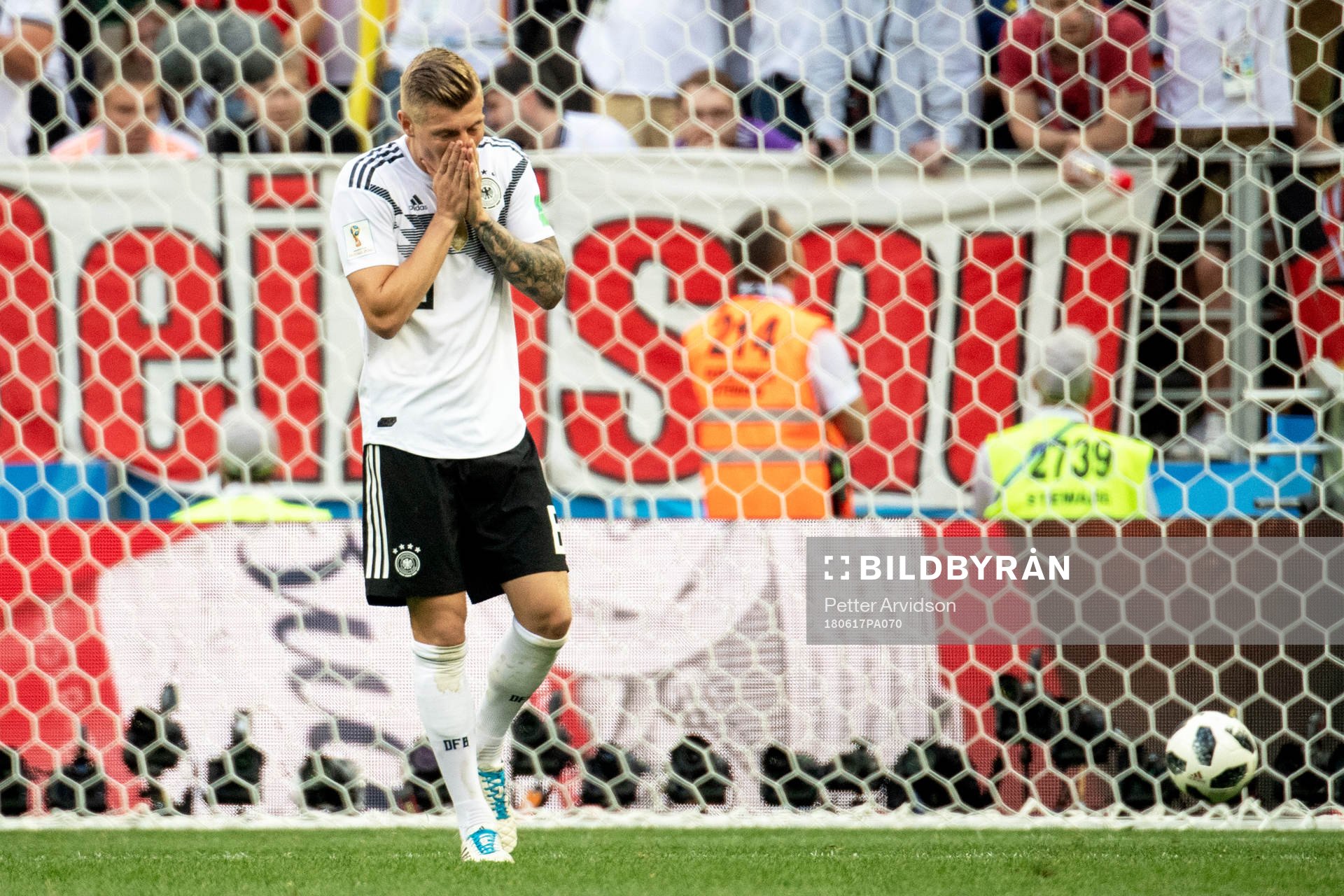 Toni Kroos of Germany looks dejected
