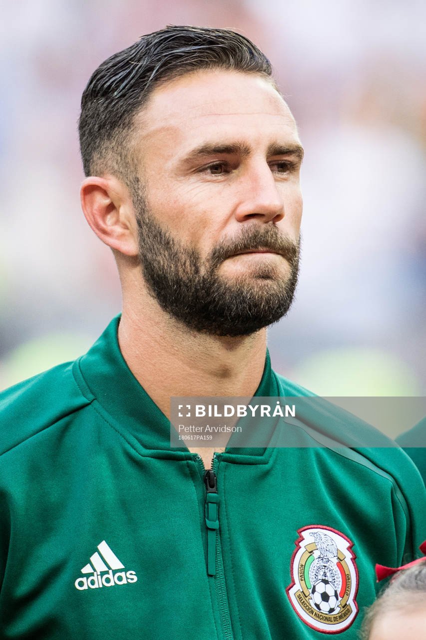 Miguel Layun of Mexico prior the FIFA World Cup group stage
