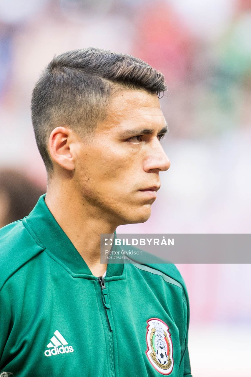 Hector Moreno of Mexico prior the FIFA World Cup group