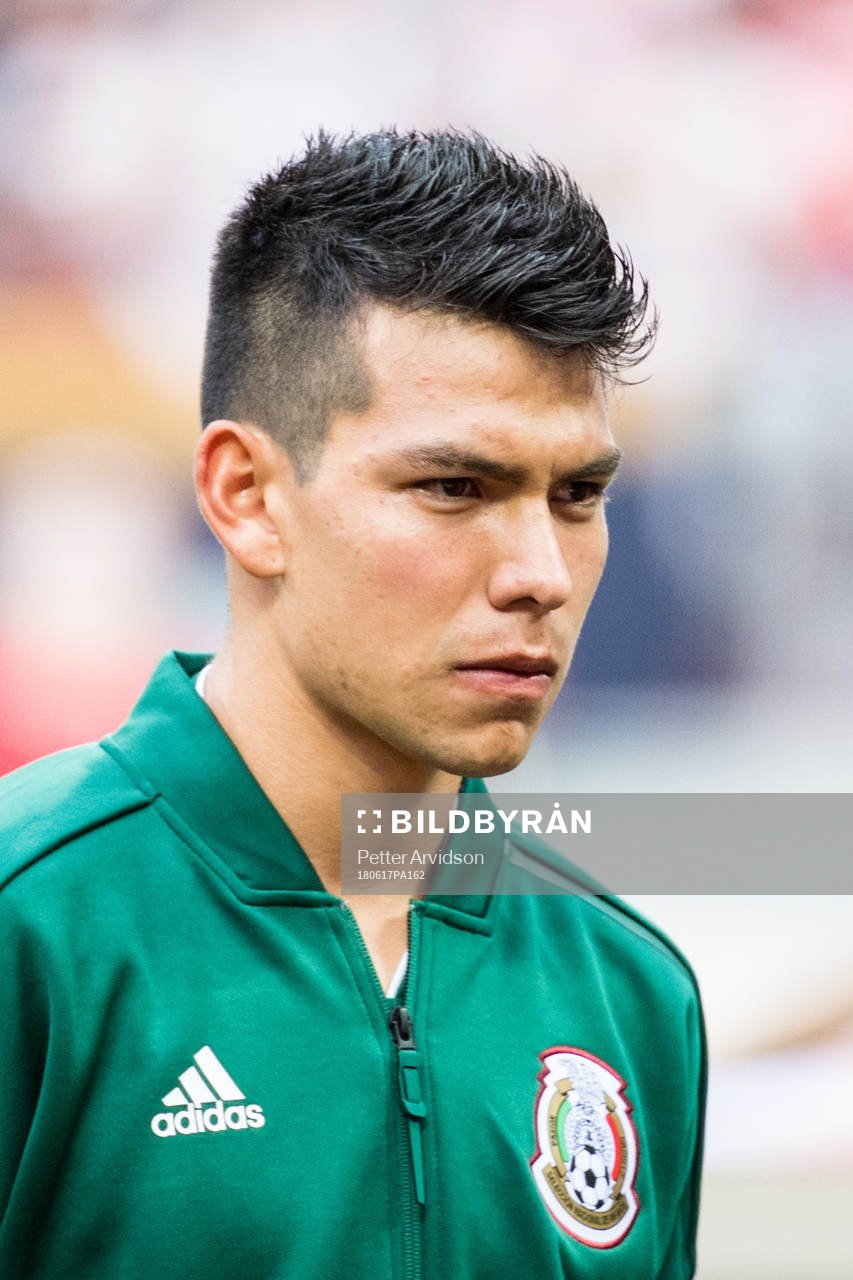 Hirving Lozano of Mexico prior the FIFA World Cup group