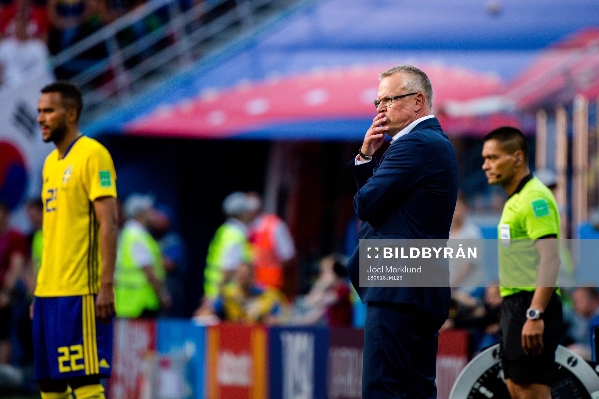 head coach Janne Andersson of Sweden