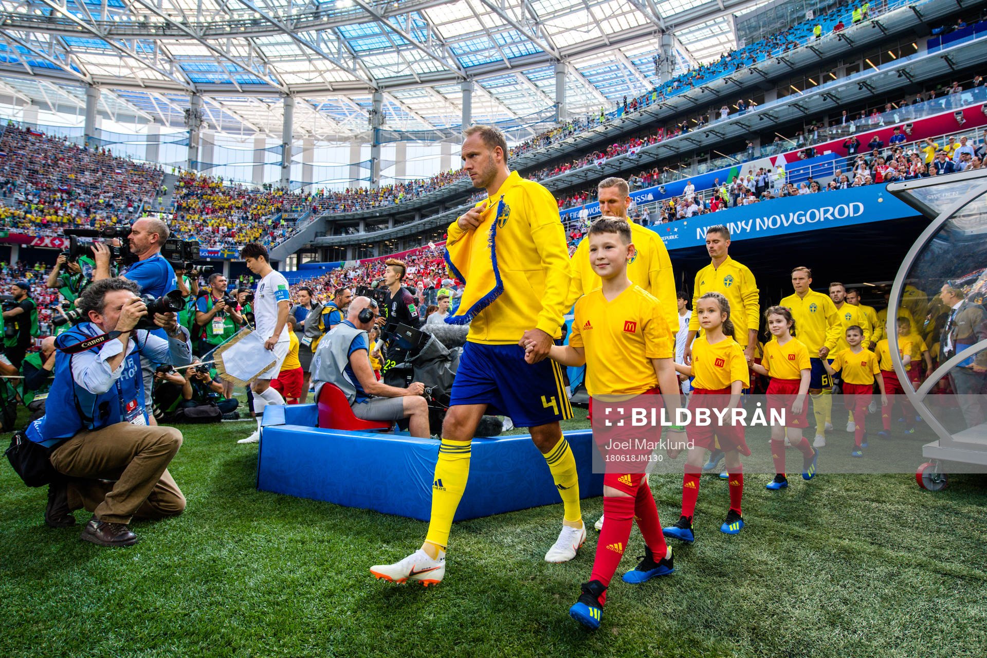 Andreas Granqvist of Sweden prior the FIFA World Cup group
