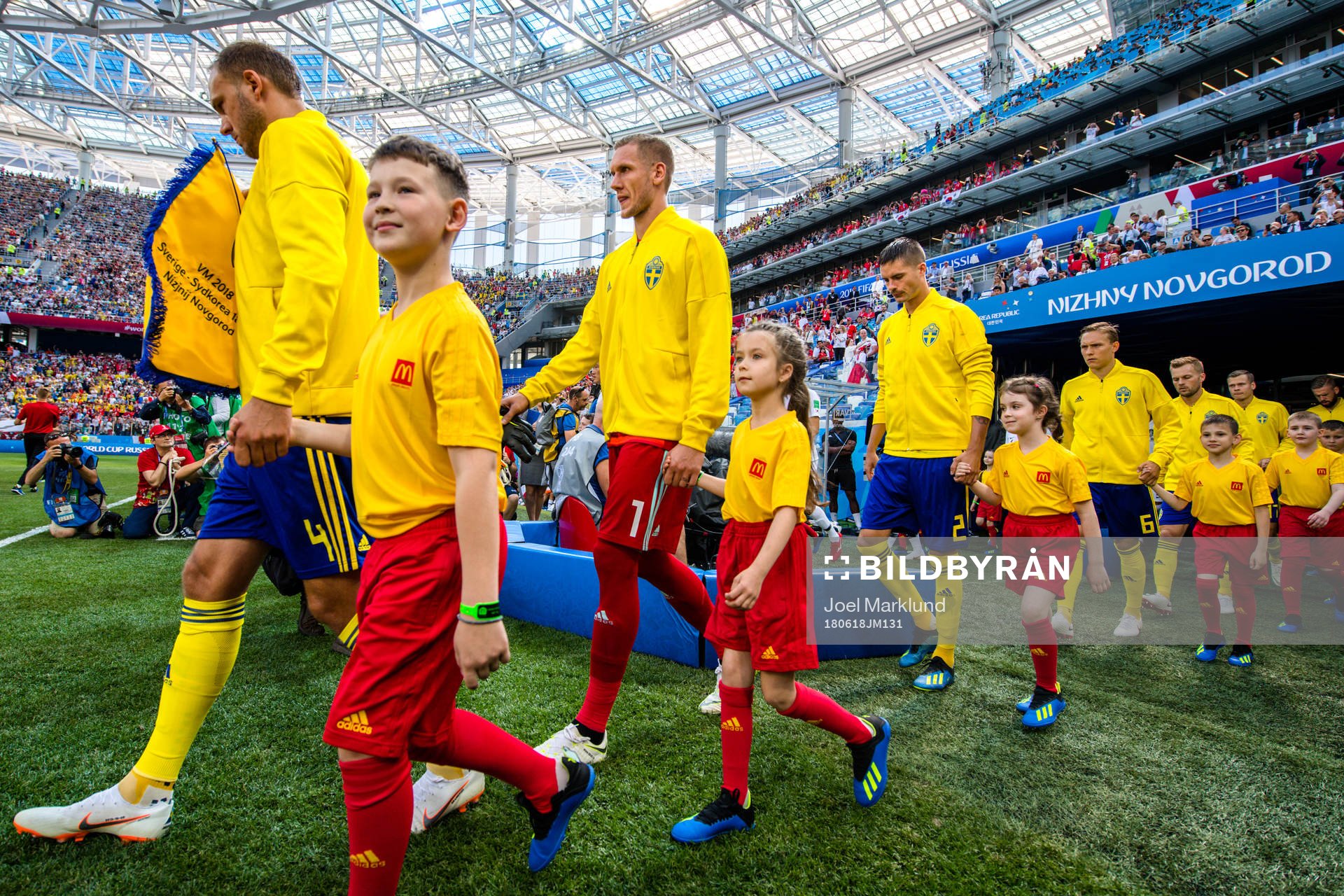 goalkeeper Robin Olsen of Sweden prior the FIFA World Cup