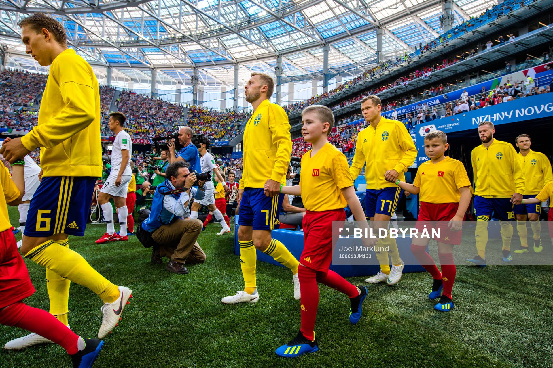 Sebastian Larsson of Sweden prior the FIFA World Cup group
