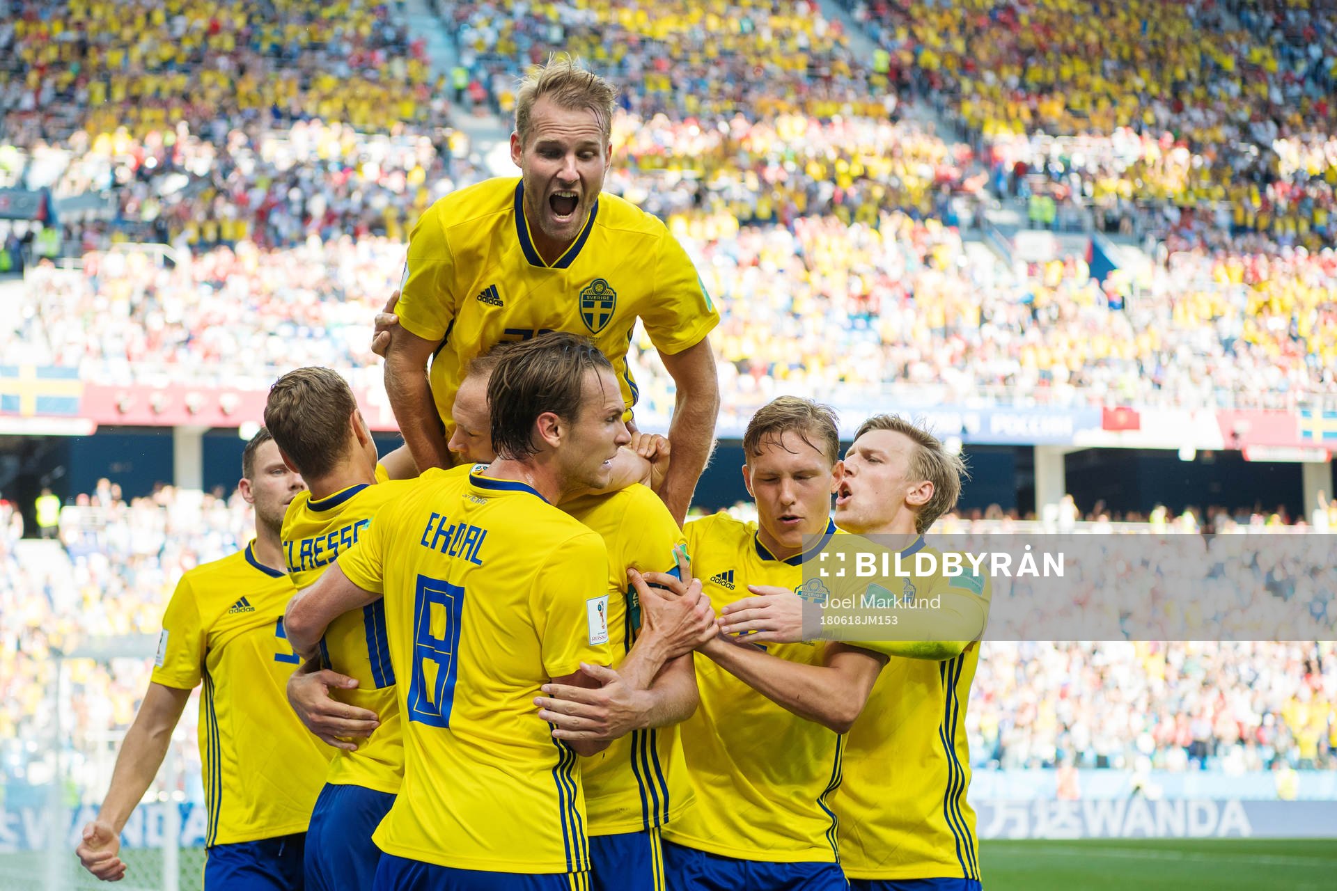 Marcus Berg, Viktor Claesson, Andreas Granqvist, Albin