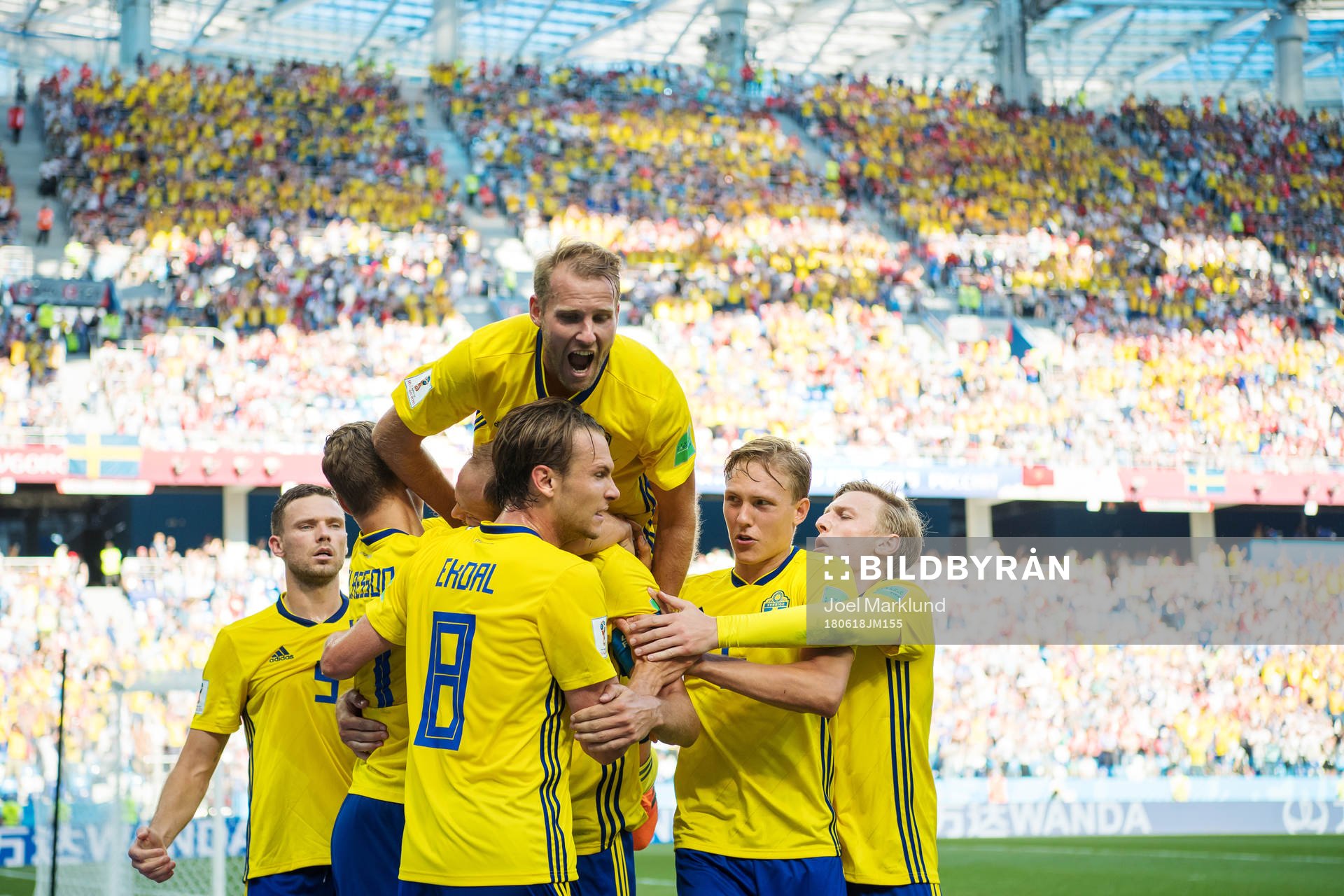 Marcus Berg, Viktor Claesson, Andreas Granqvist, Albin