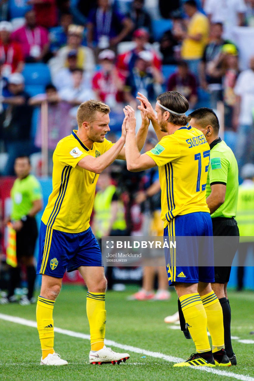Sebastian Larsson and Gustav Svensson of Sweden