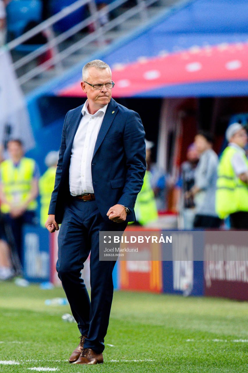 head coach Janne Andersson of Sweden