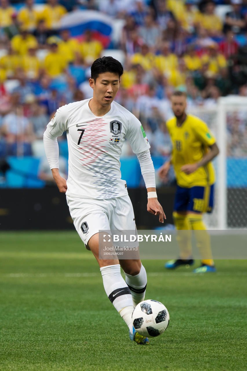 Heungmin Son of South Korea