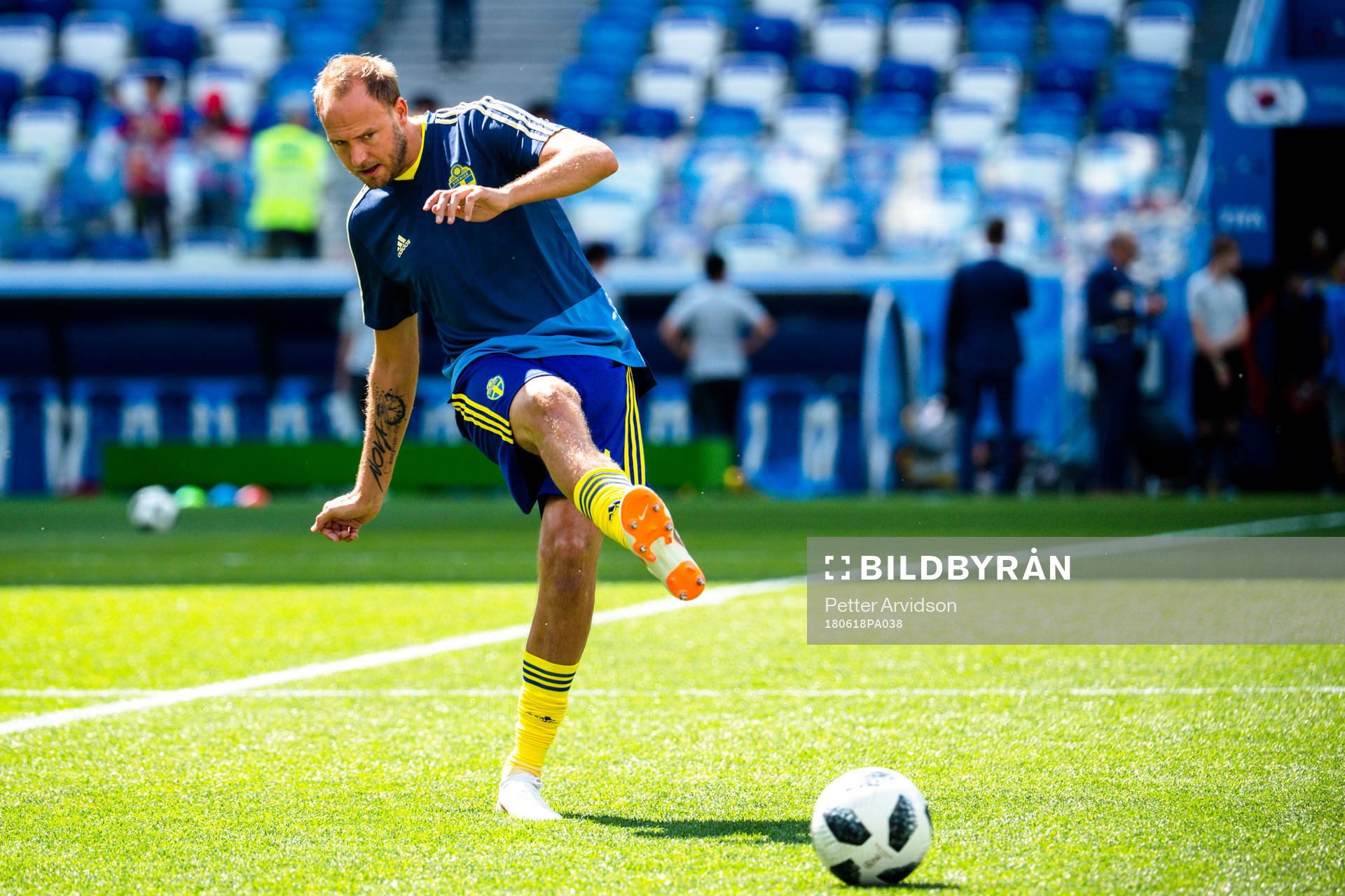 Andreas Granqvist of Sweden prior the FIFA World Cup group