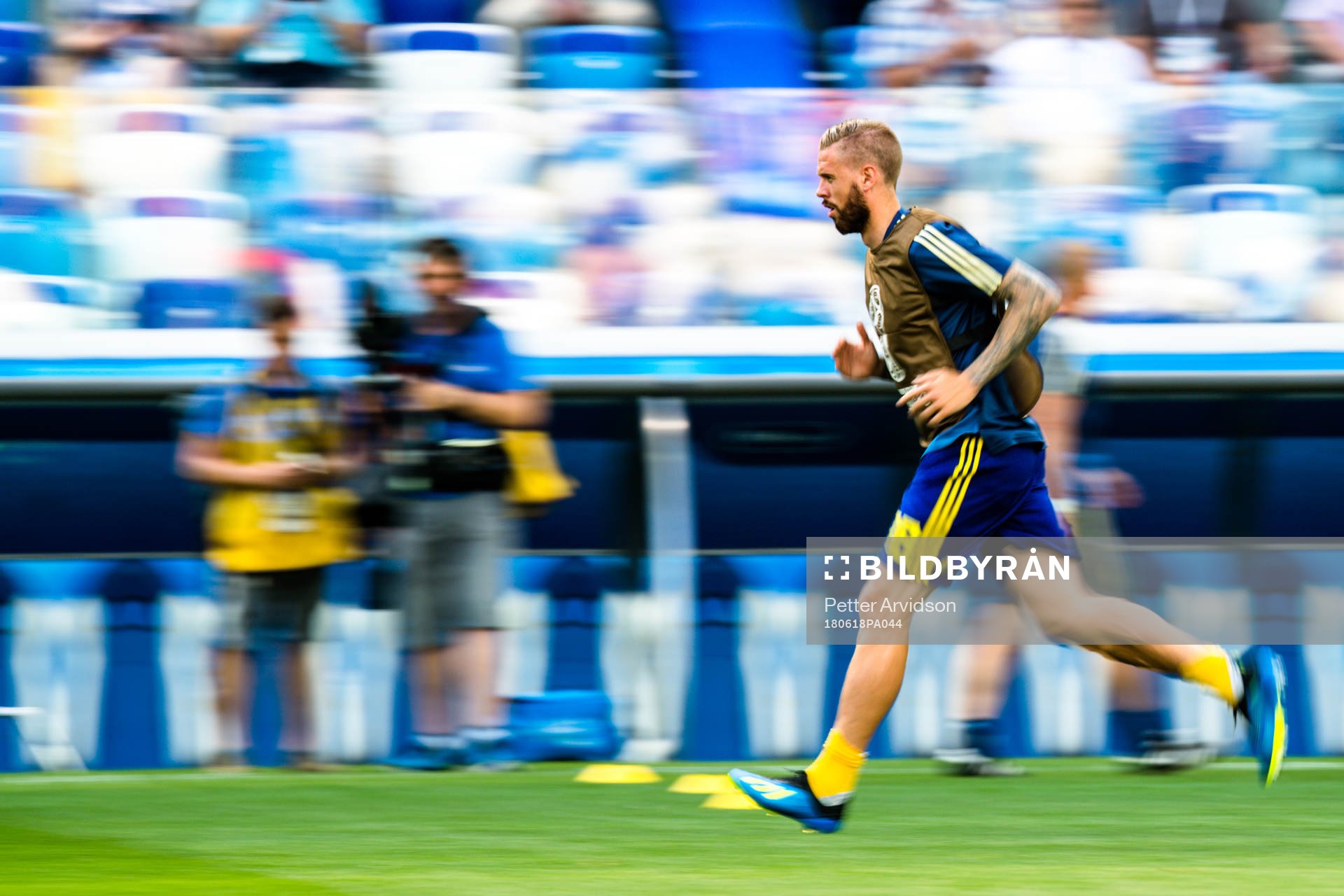 Pontus Jansson of Sweden prior the FIFA World Cup group