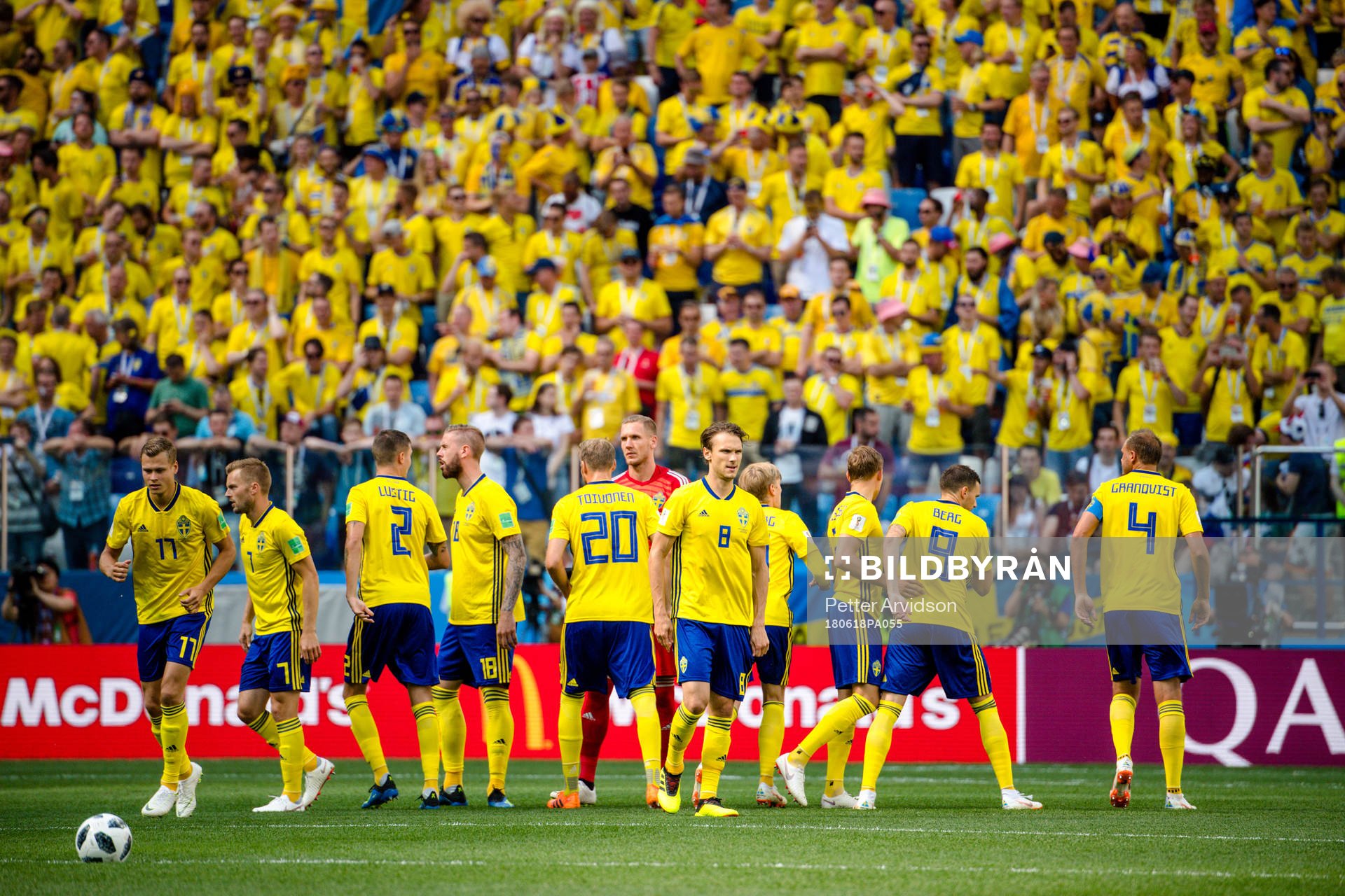 Team Sweden prior the FIFA World Cup group stage match