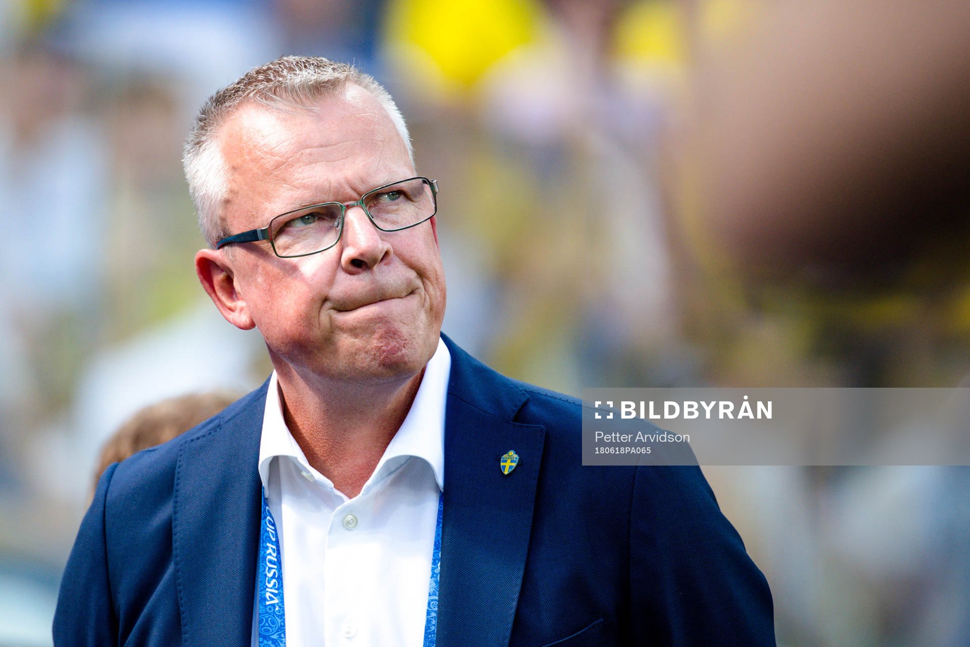 head coach Janne Andersson of Sweden