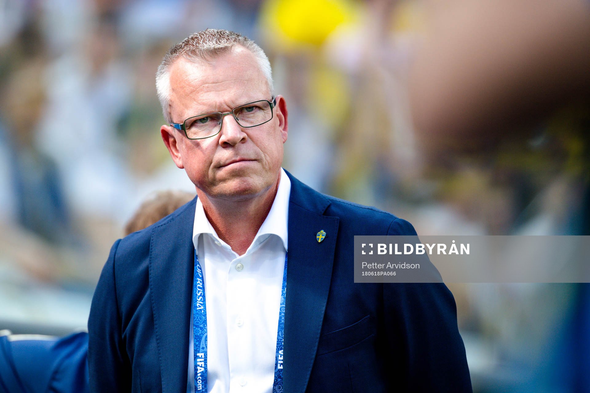 head coach Janne Andersson of Sweden