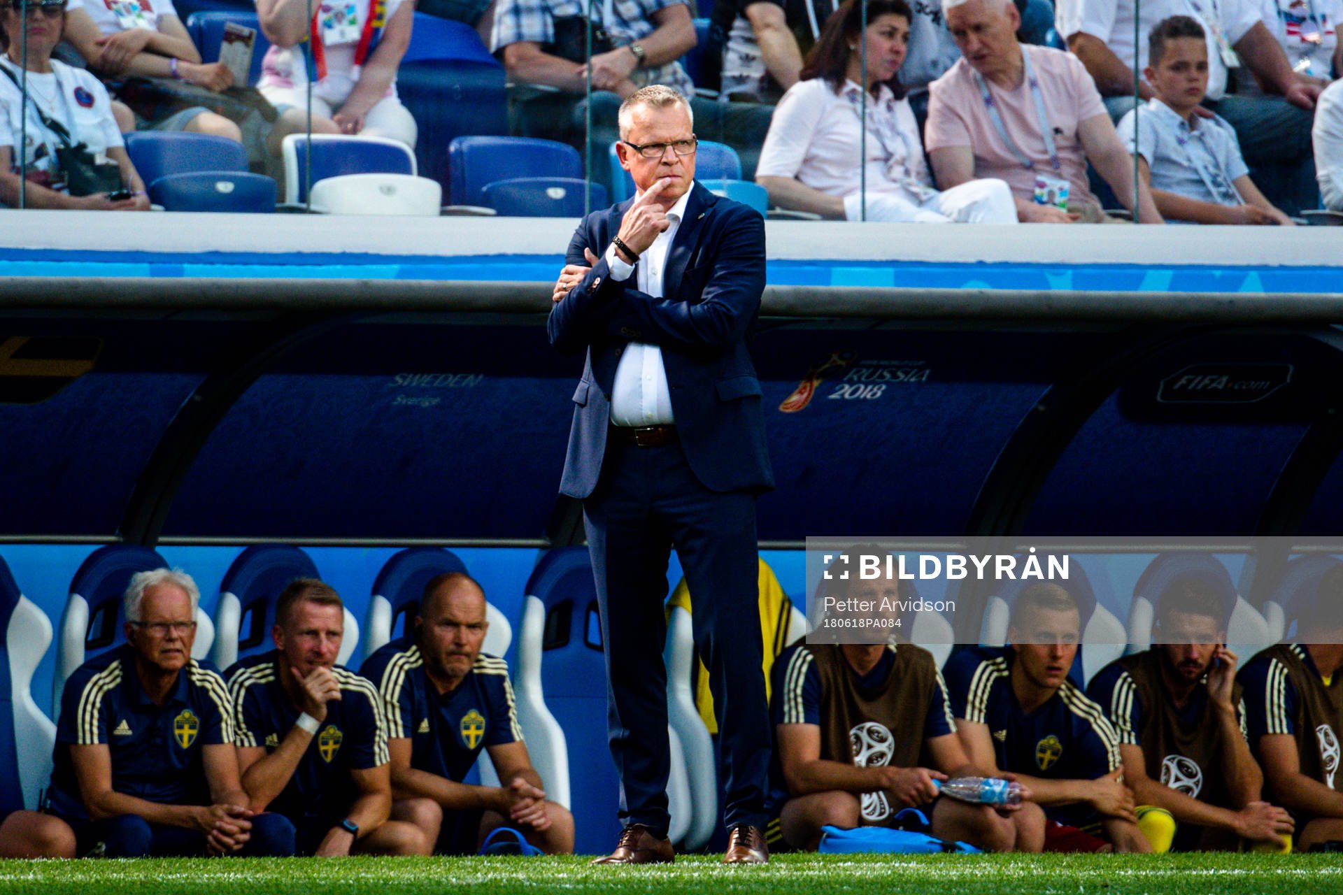 head coach Janne Andersson of Sweden