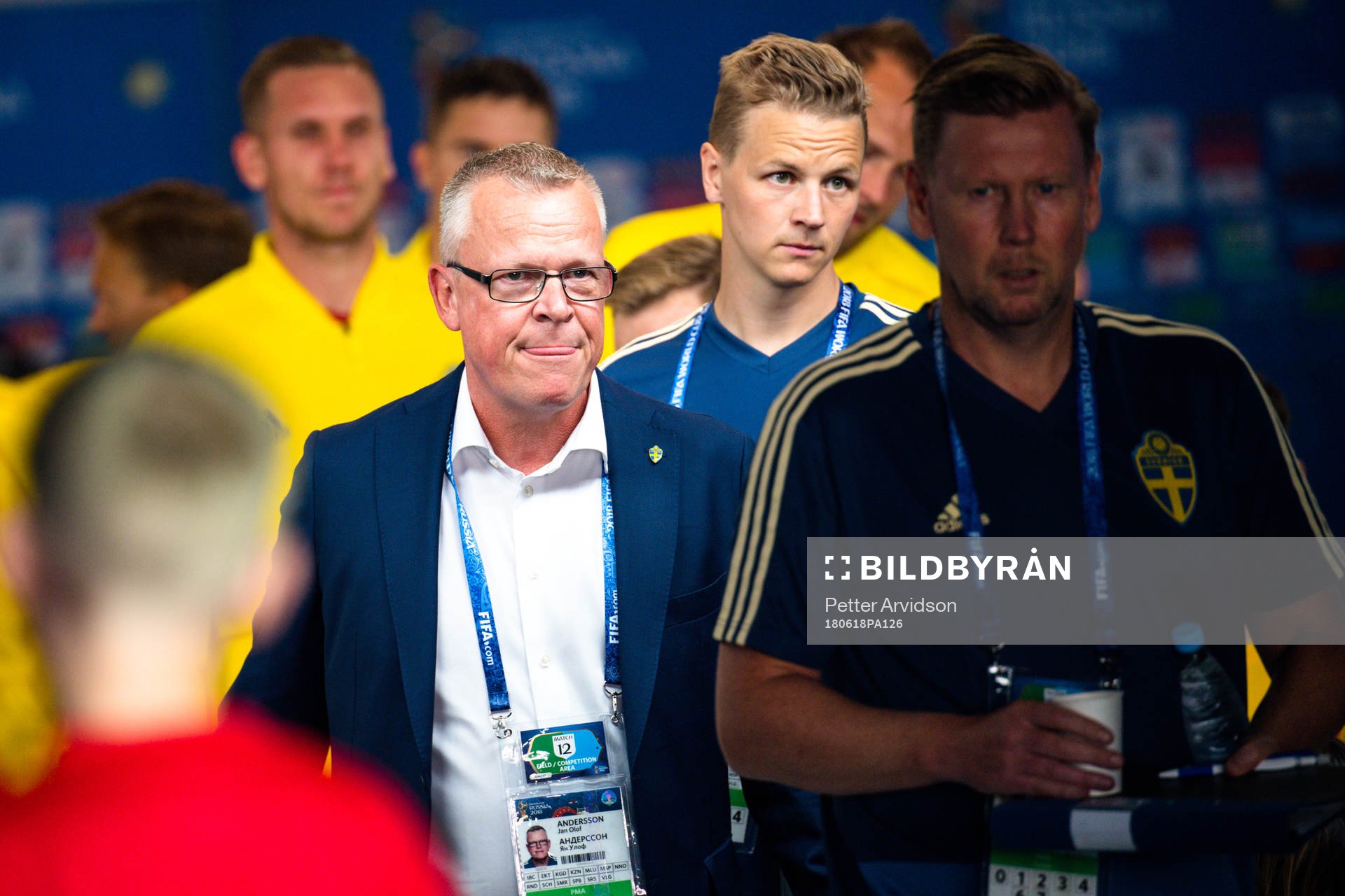head coach Janne Andersson of Sweden