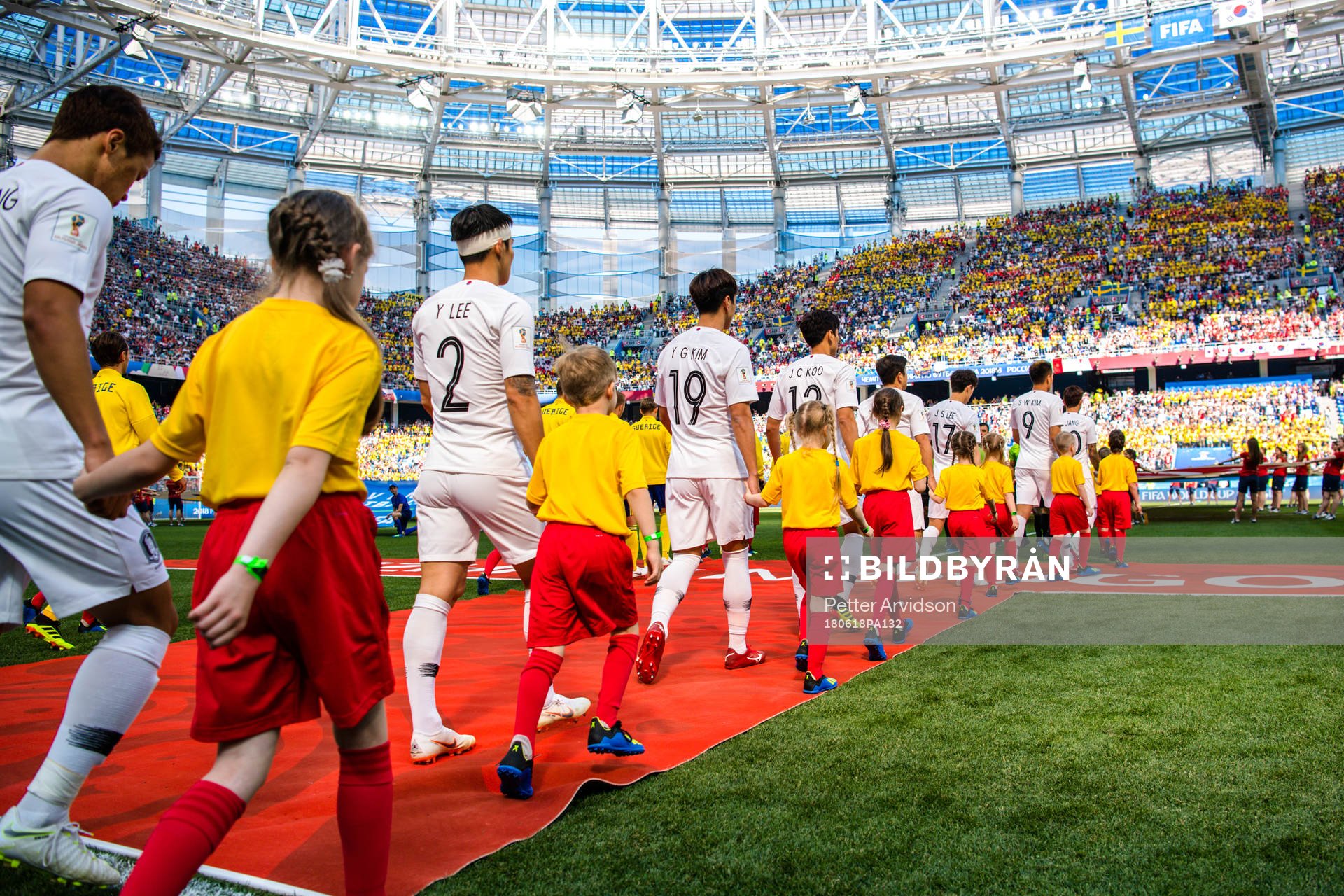 Players of South Korea prior the FIFA World Cup group stage