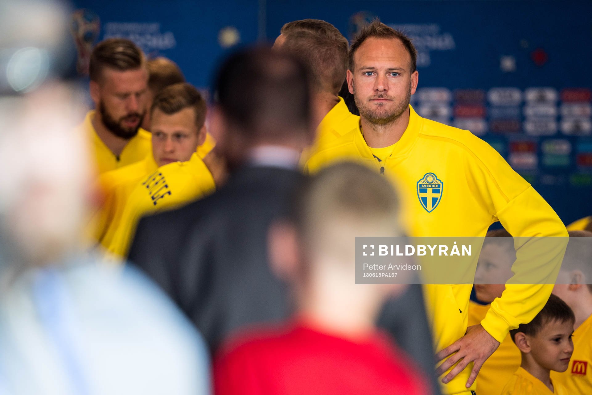 Andreas Granqvist of Sweden prior the FIFA World Cup group