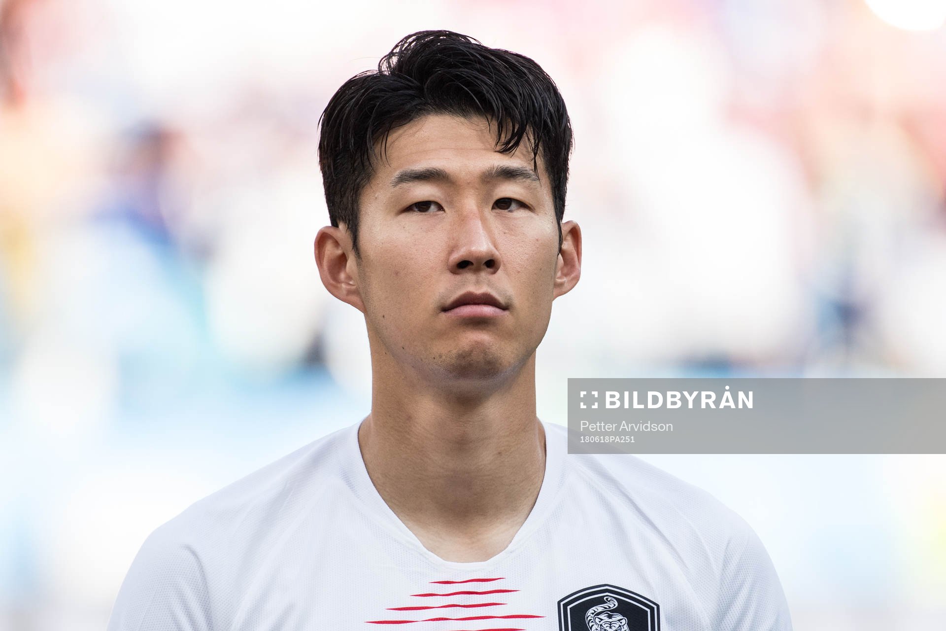 Heungmin Son of South Korea prior the FIFA World Cup group