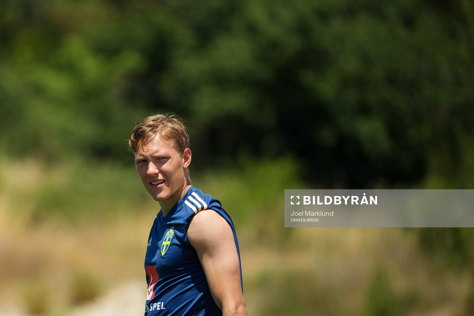 Ludwig Augustinsson of the Swedish national football team